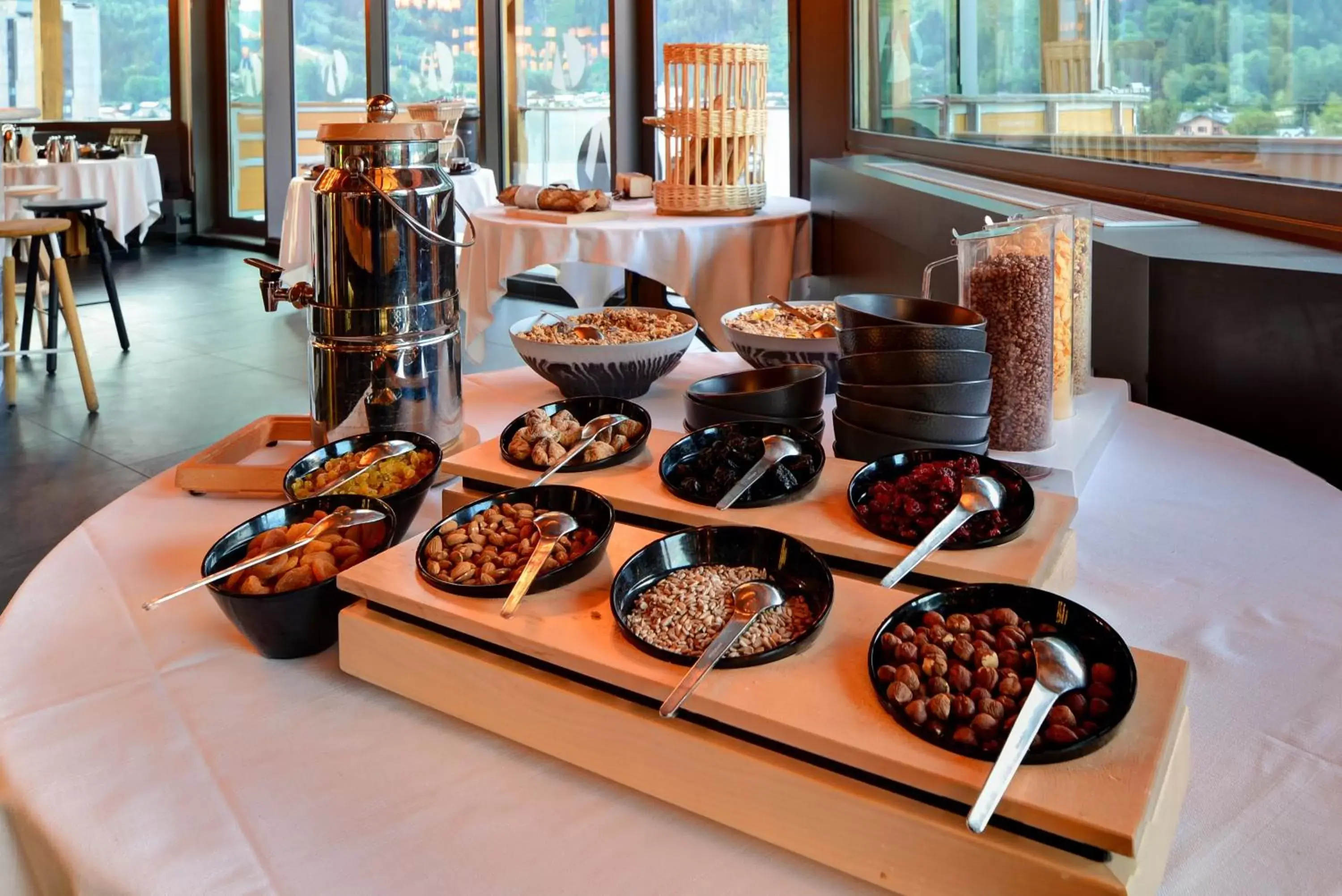 Buffet breakfast in Alpina Eclectic Hotel