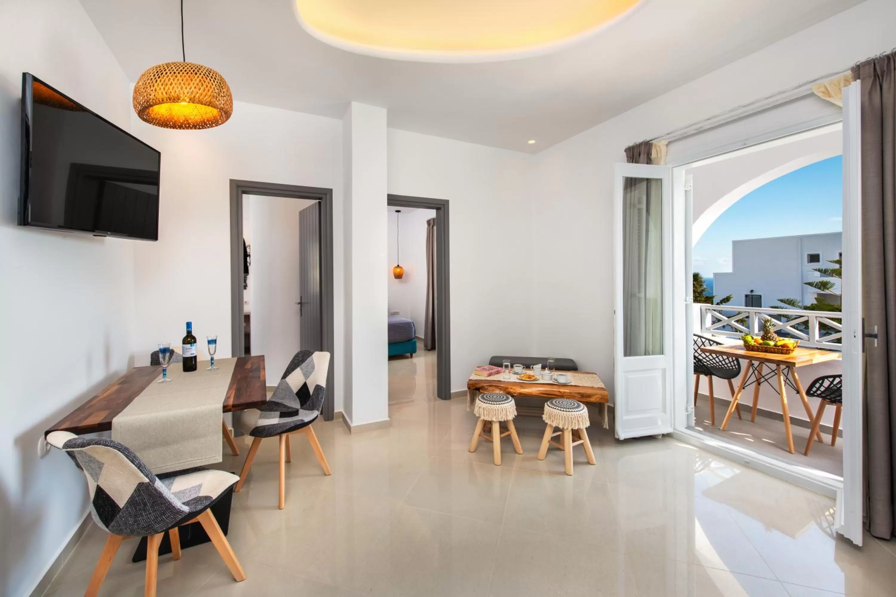 Dining area in Abasa Suites