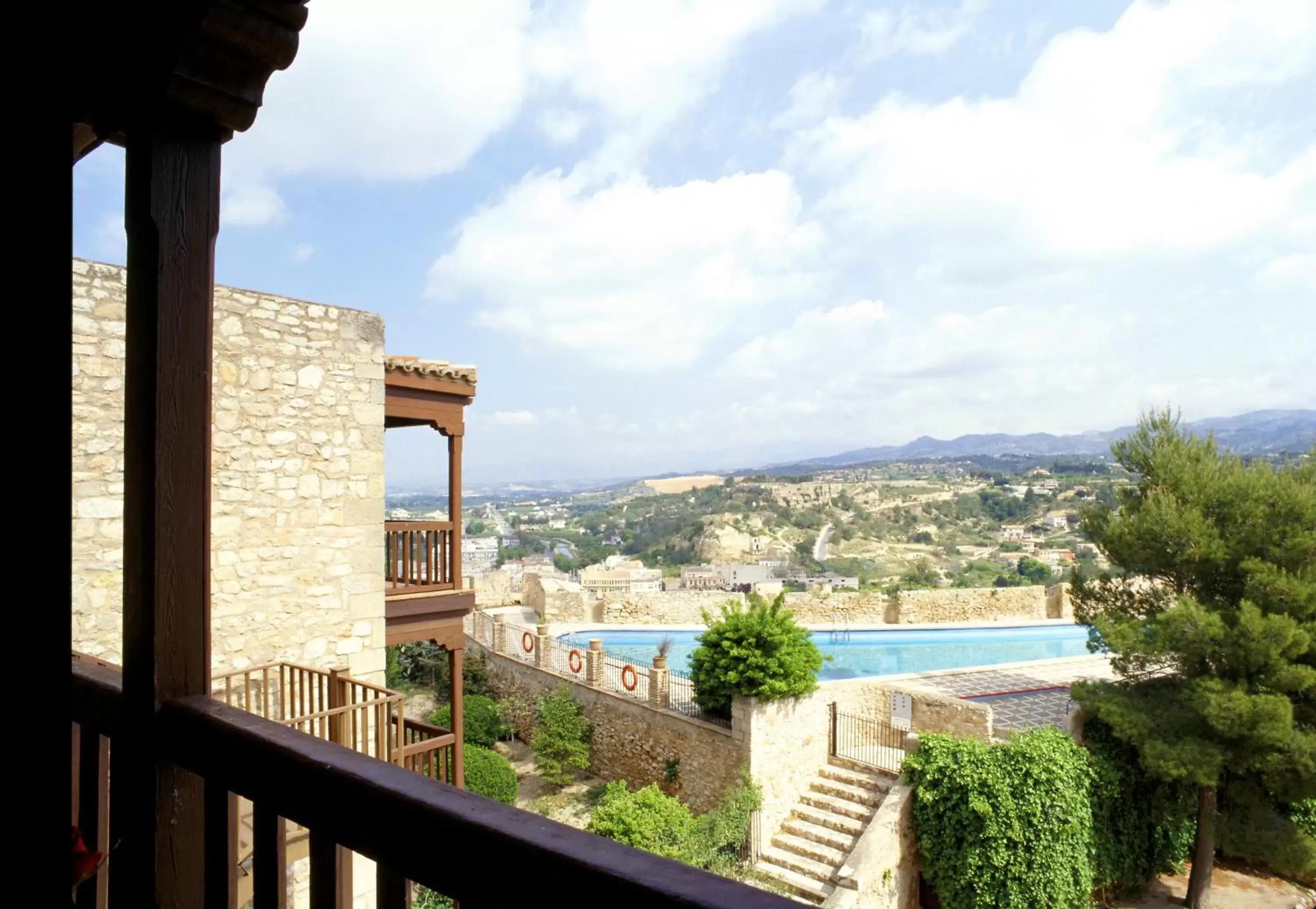 View (from property/room) in Parador de Tortosa