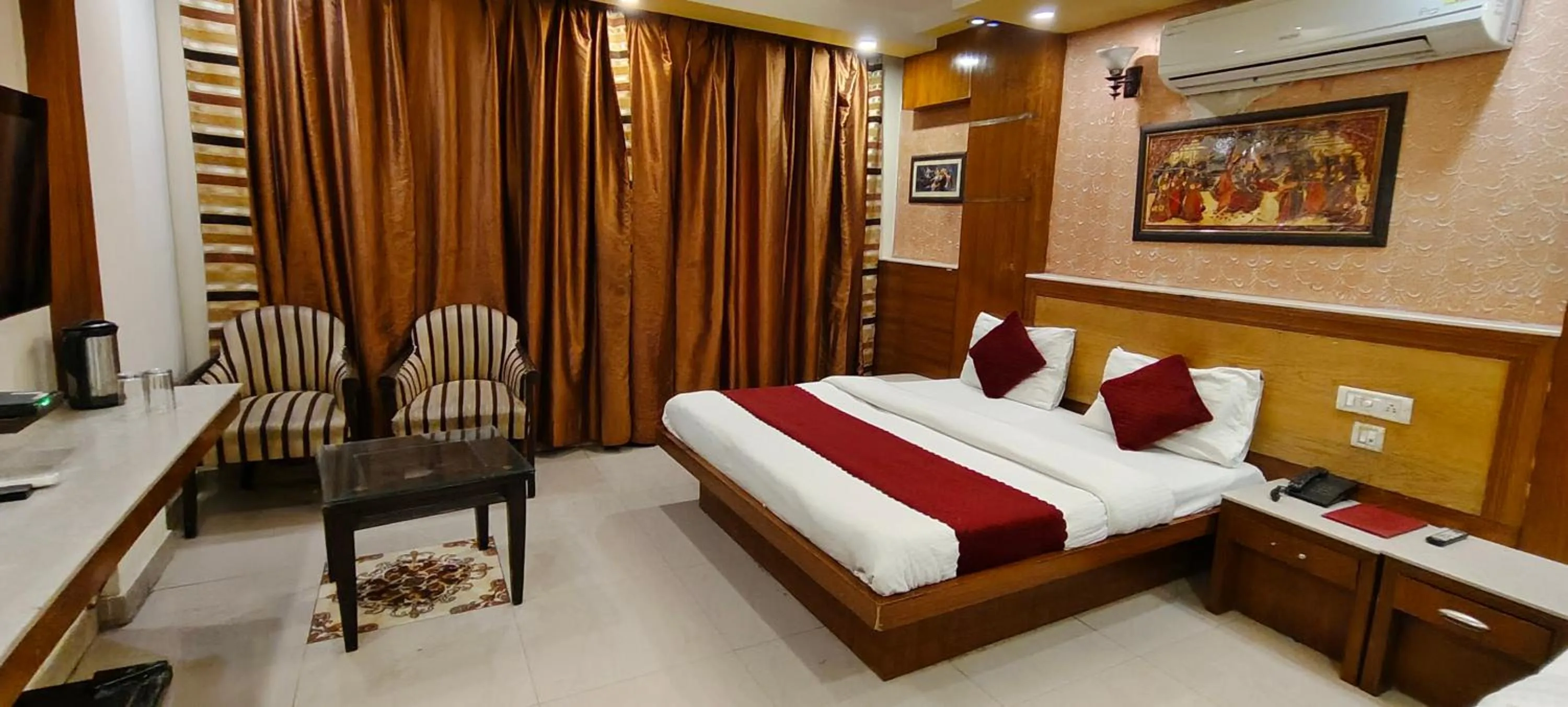 Bed in Hotel Star View