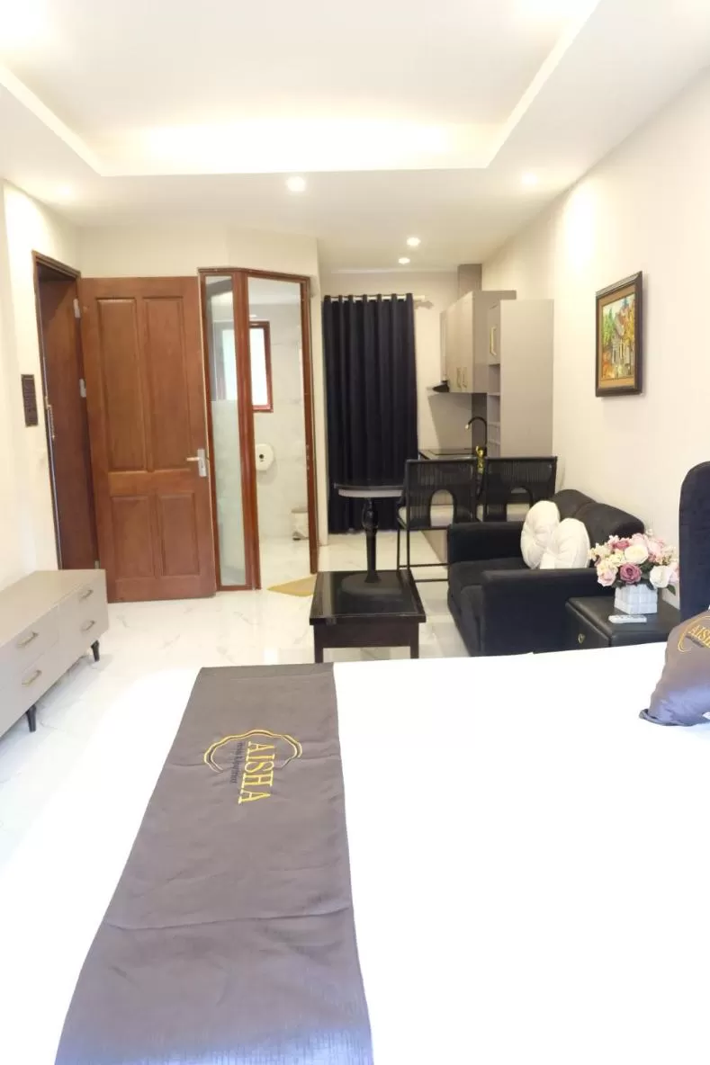 Photo of the whole room, Bed in Aisha HOTELS and APARTMENTS