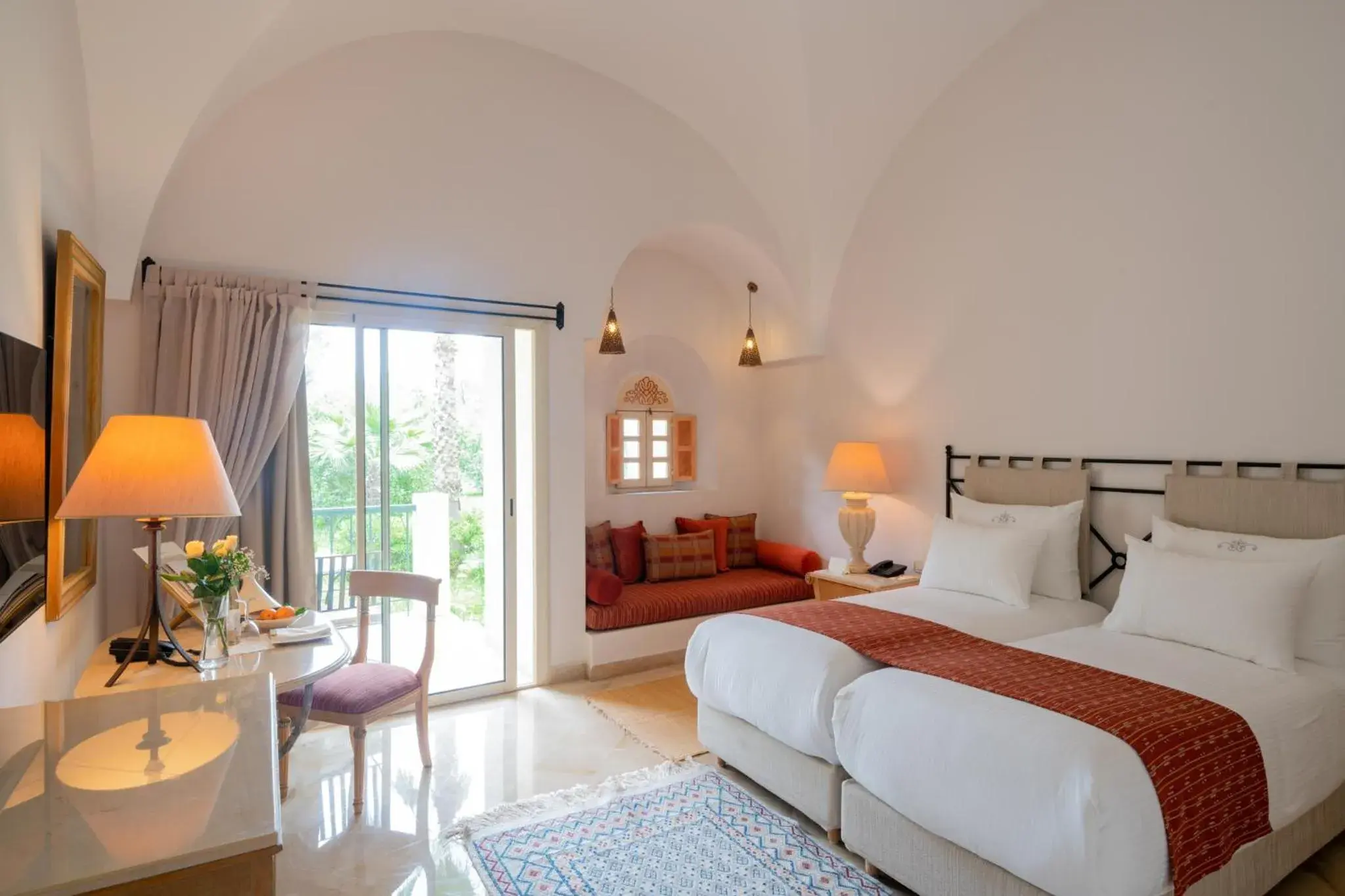 Property building, Bed in The Residence Tunis Property building, Bed in The Residence Tunis