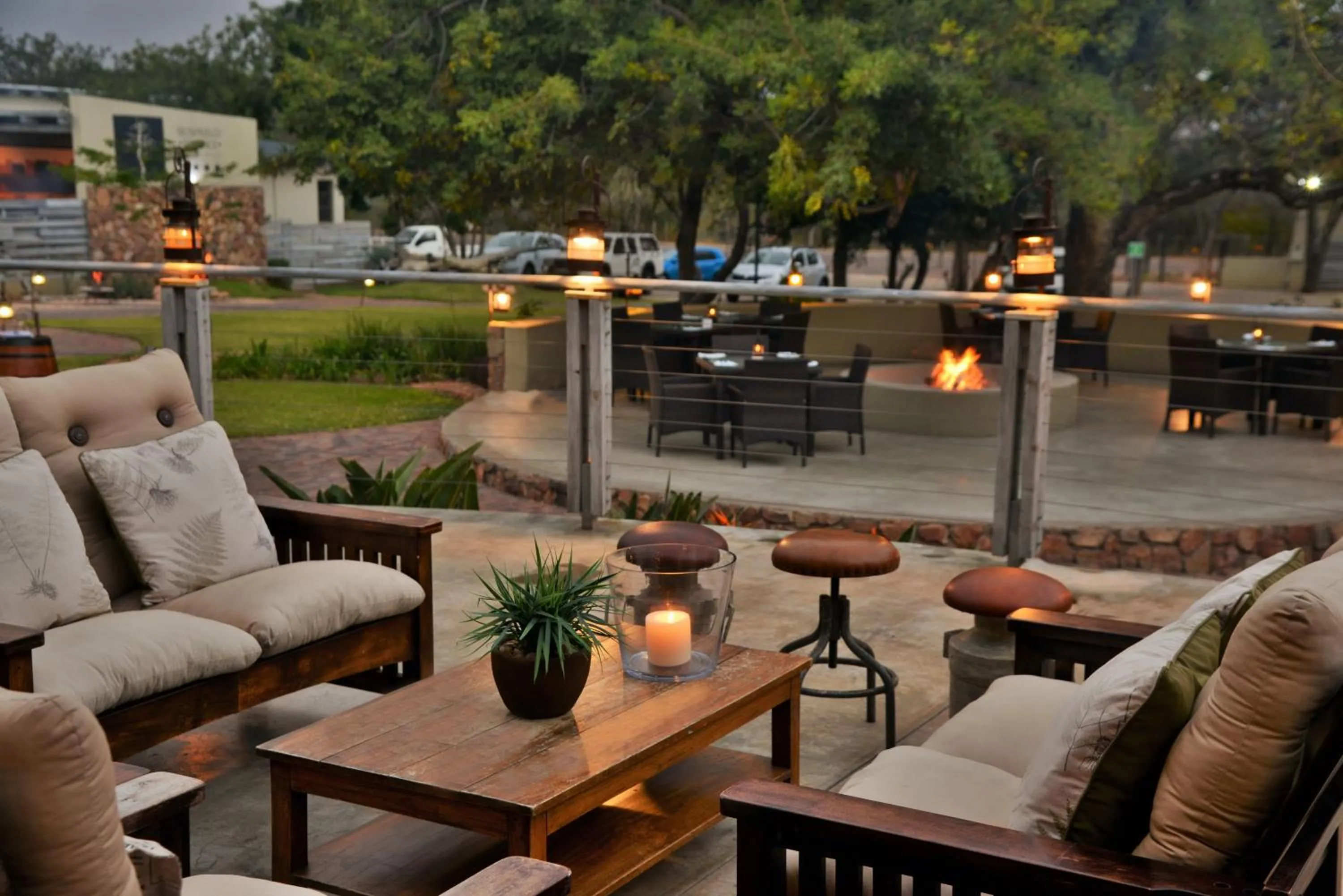 Patio in Bushveld Terrace Safari Hotel, Lodge & Spa