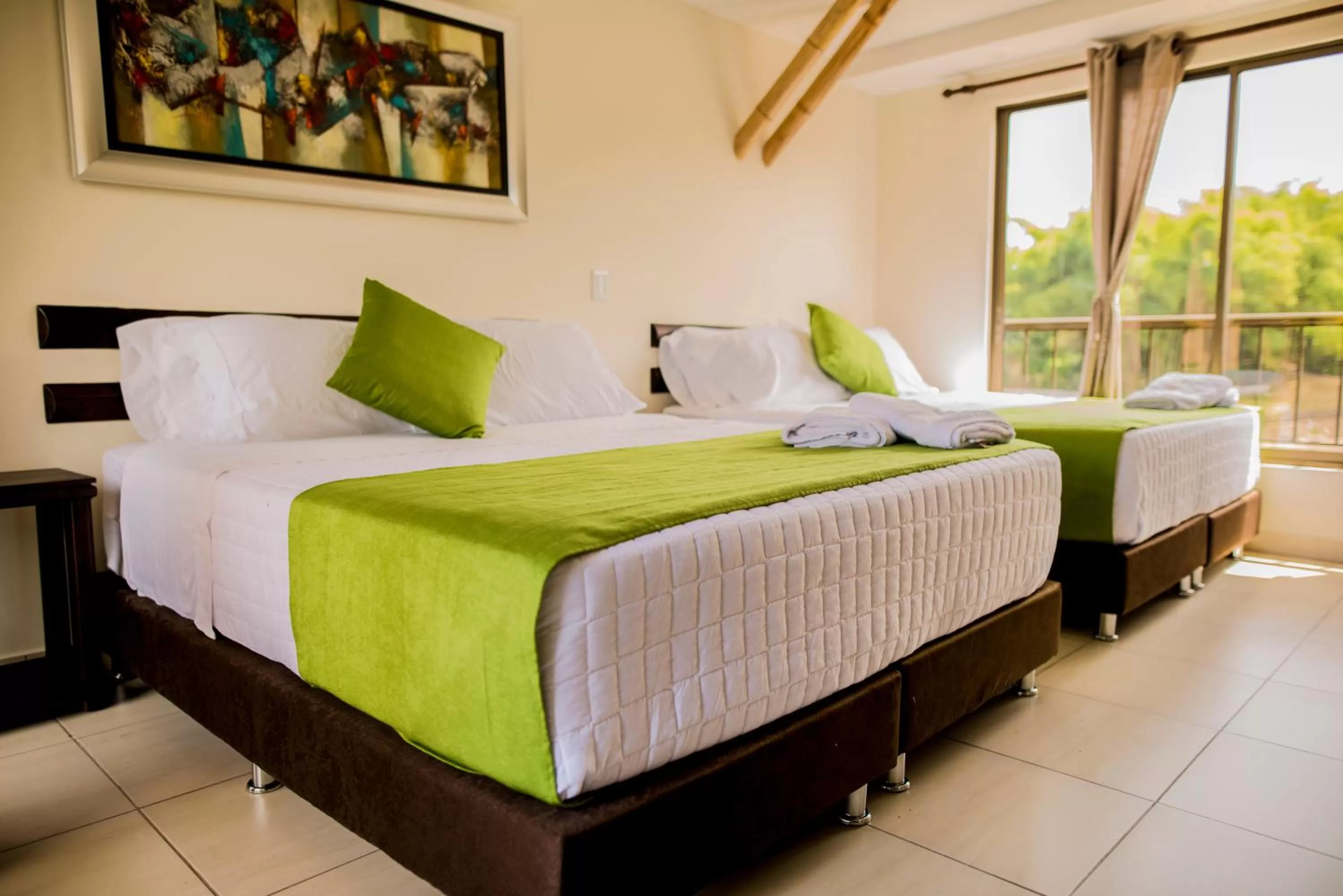 Bed in La Victoria Hotel Campestre