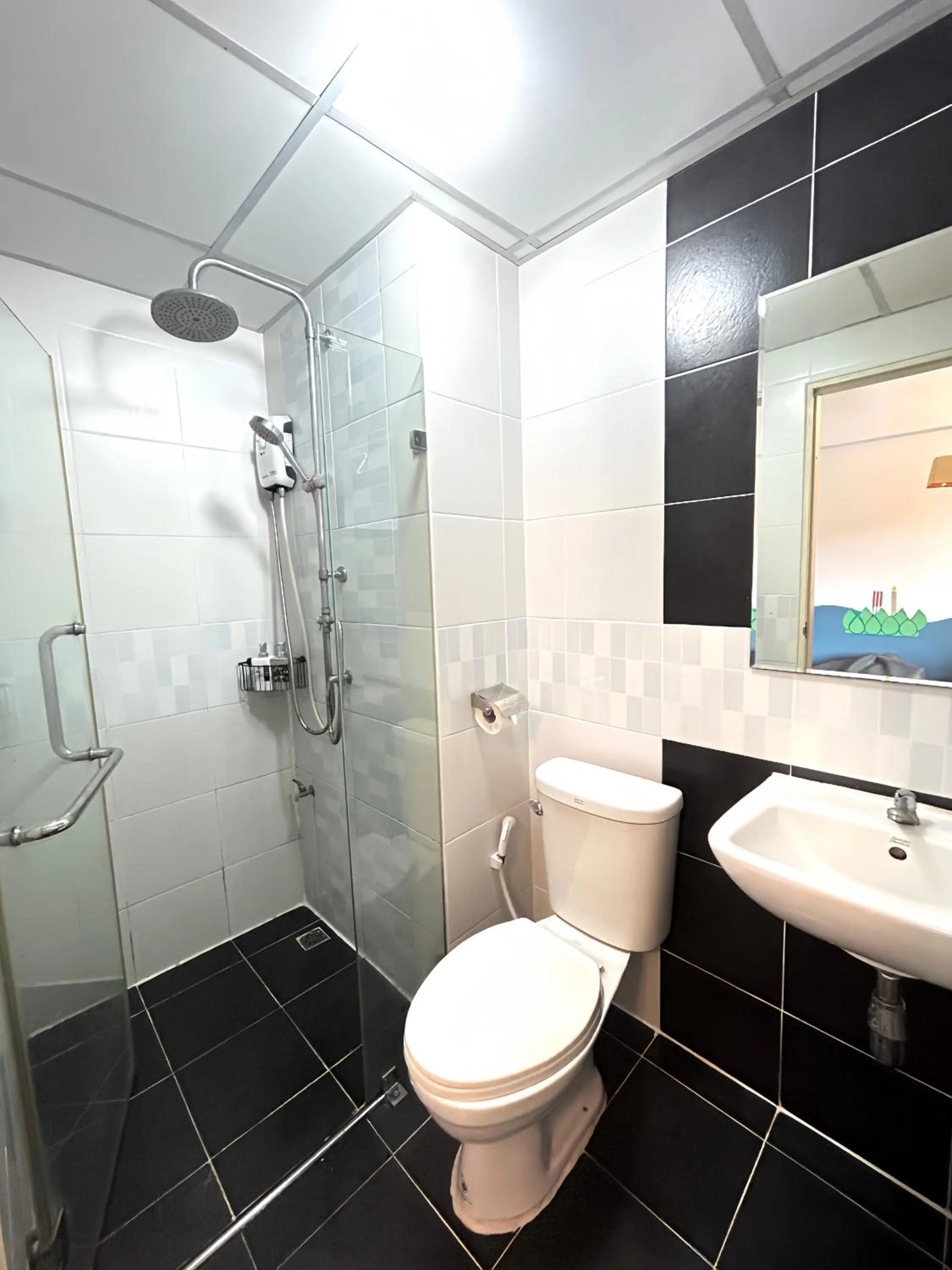 Shower in Hide Bangkok Hostel