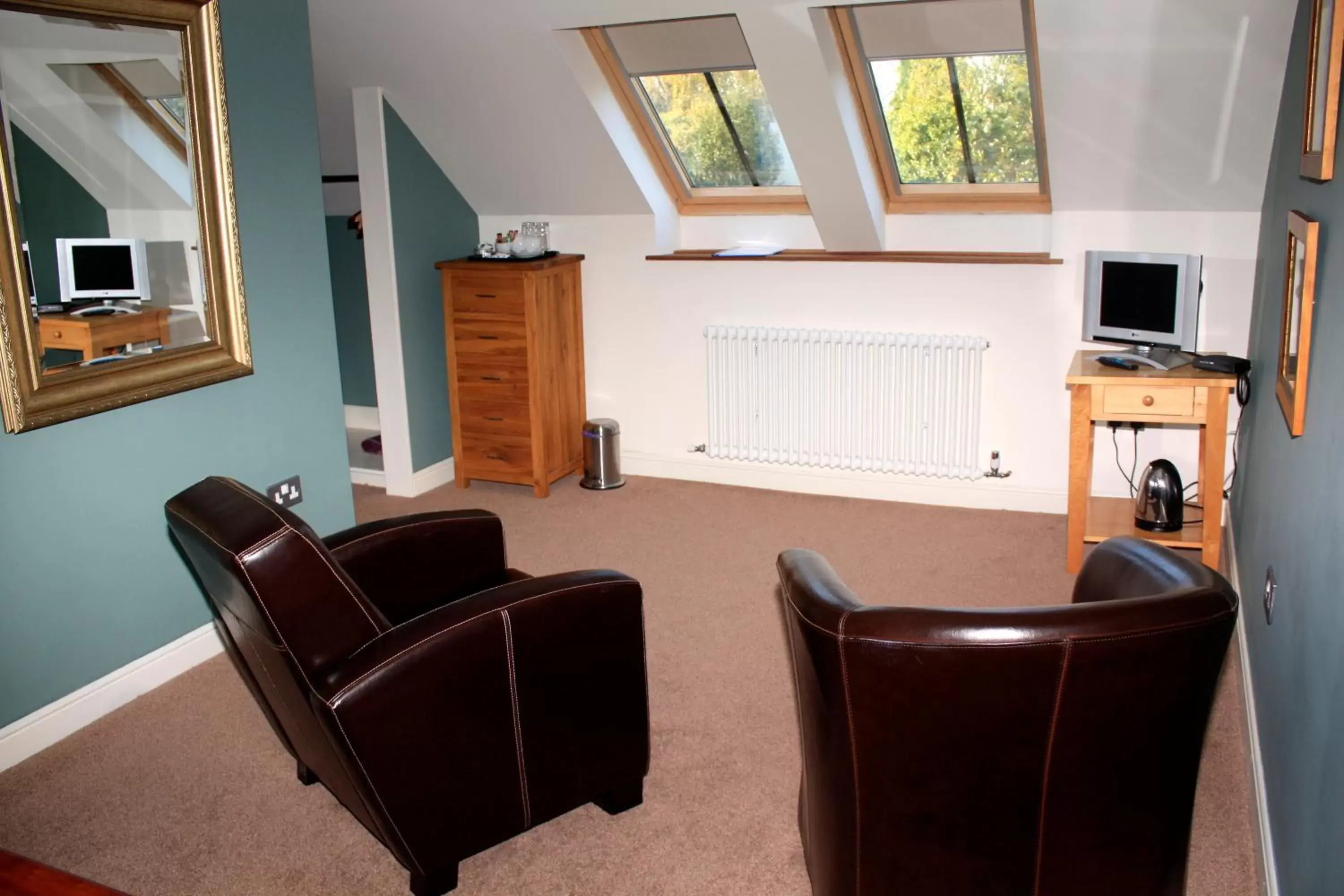 Seating area in Ashtree House Hotel, Glasgow Airport & Paisley