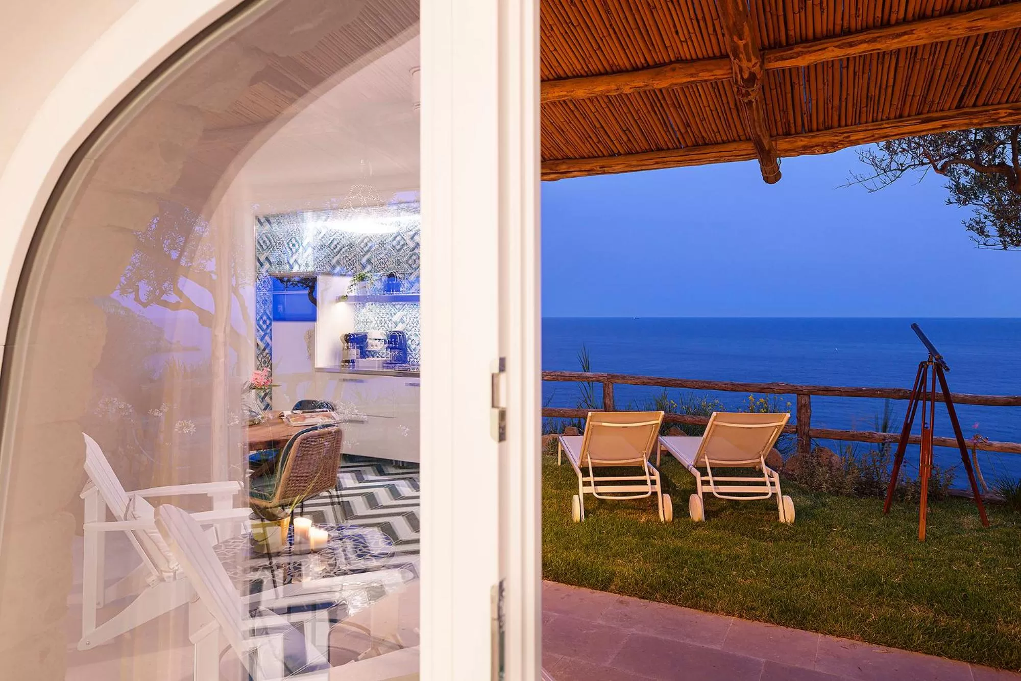 Patio in Costa Del Capitano Seaside Villas
