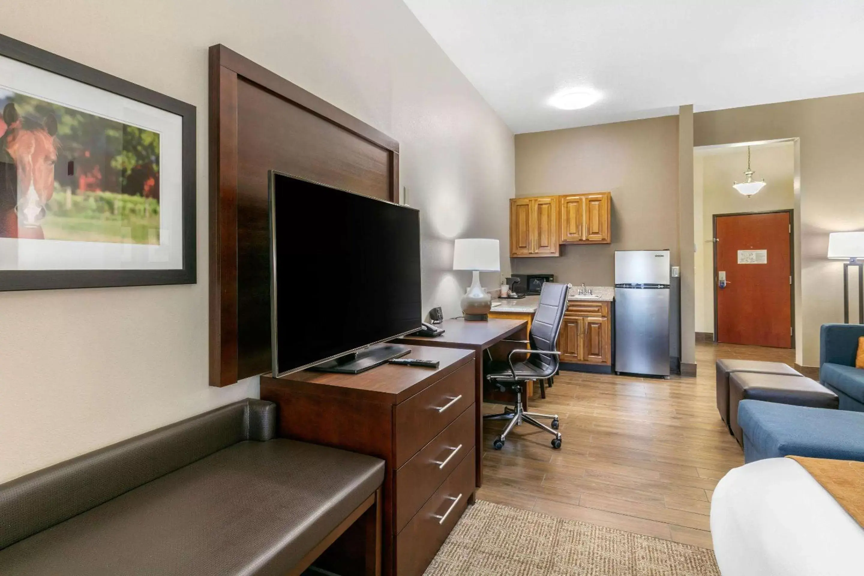 Photo of the whole room, TV/Entertainment Center in Comfort Suites Hopkinsville