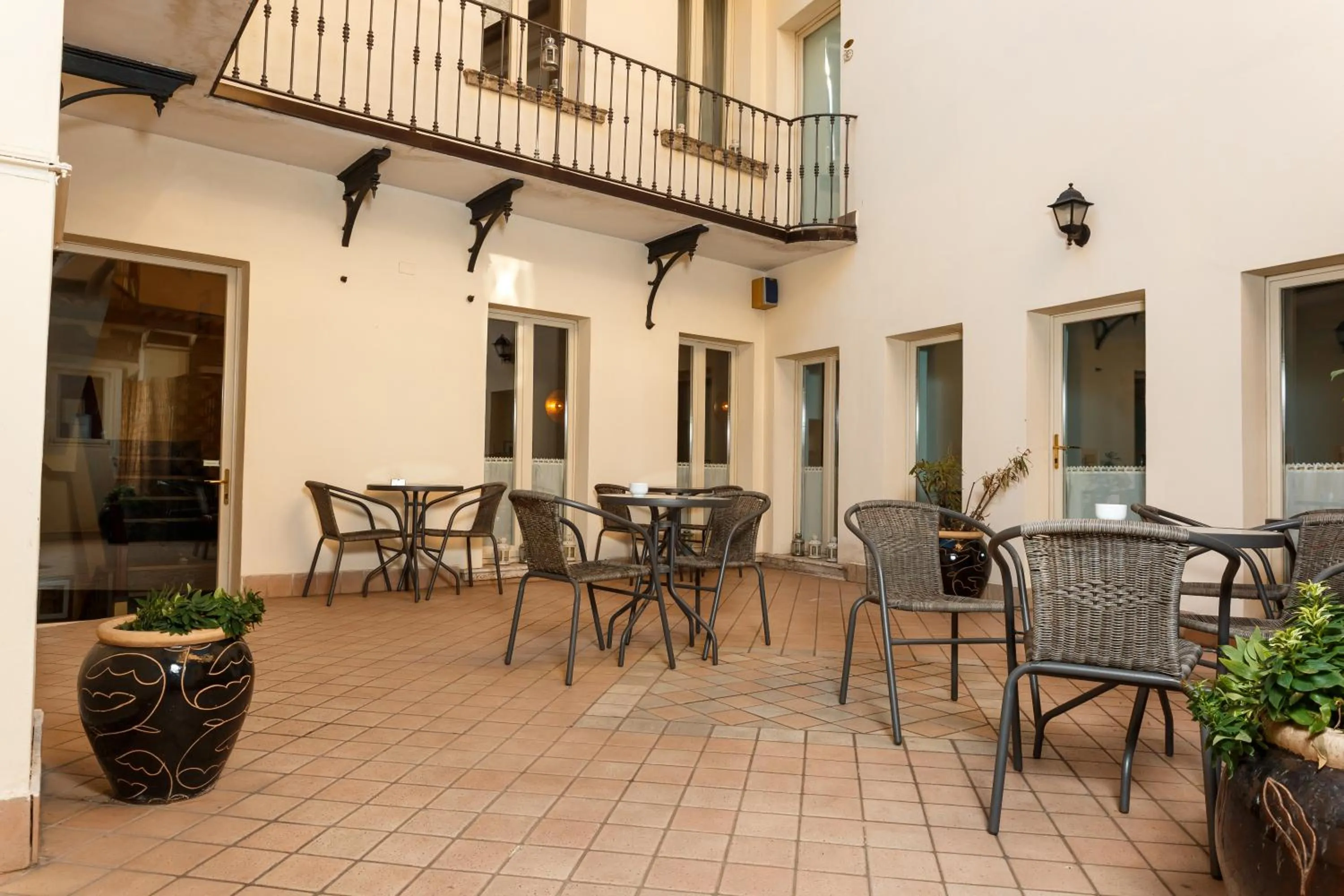 Patio in Albergo Orologio