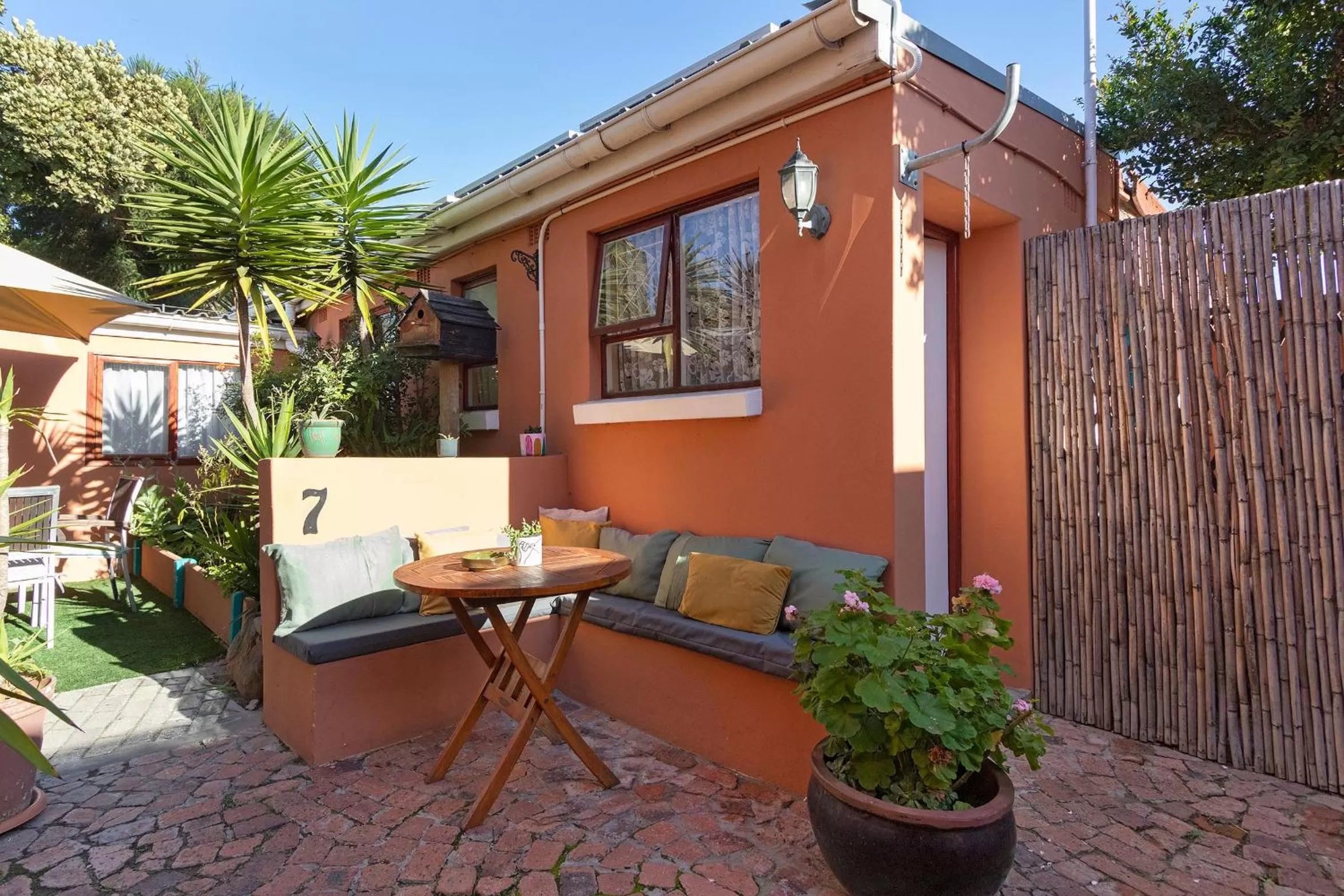Garden view in The Bohemian Guesthouse