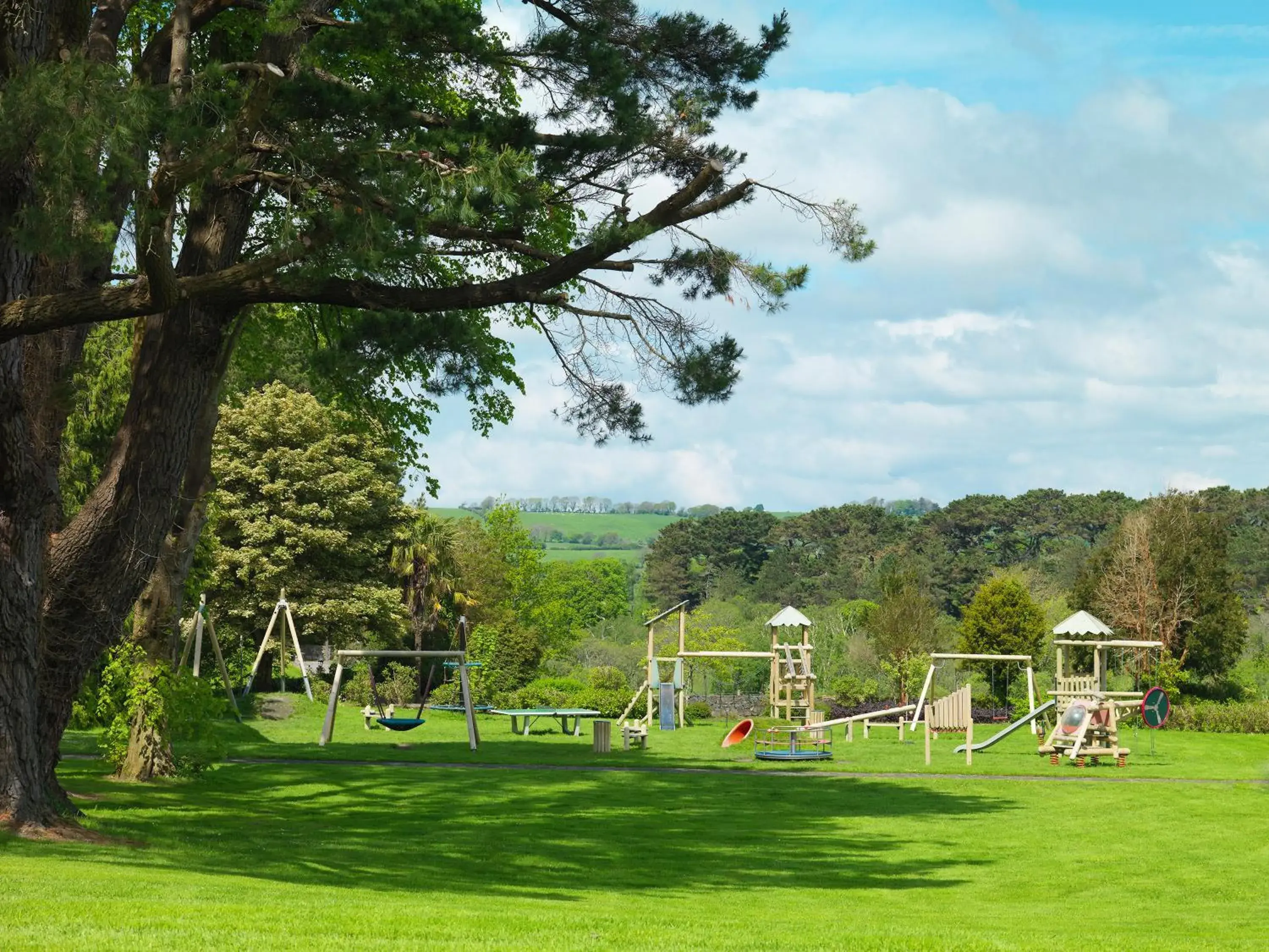 Children play ground in The Dunloe Hotel & Gardens