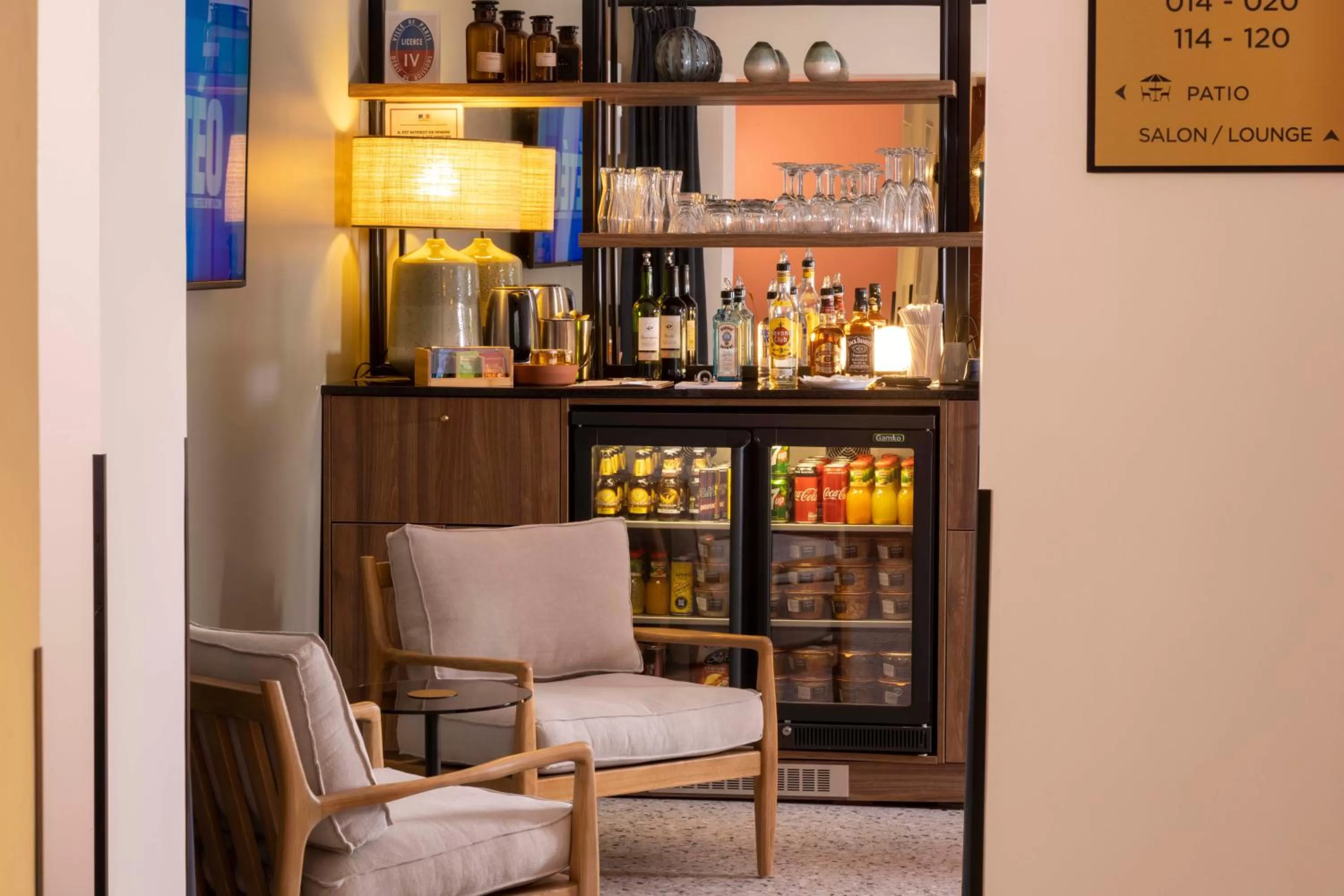 Lobby or reception in Hotel de l'Aqueduc