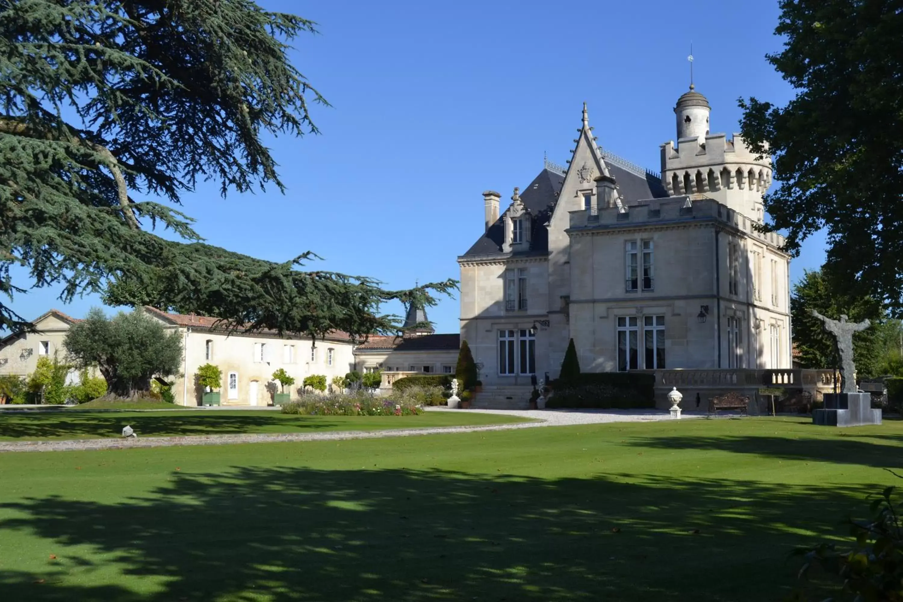 Garden in Château Pape Clément