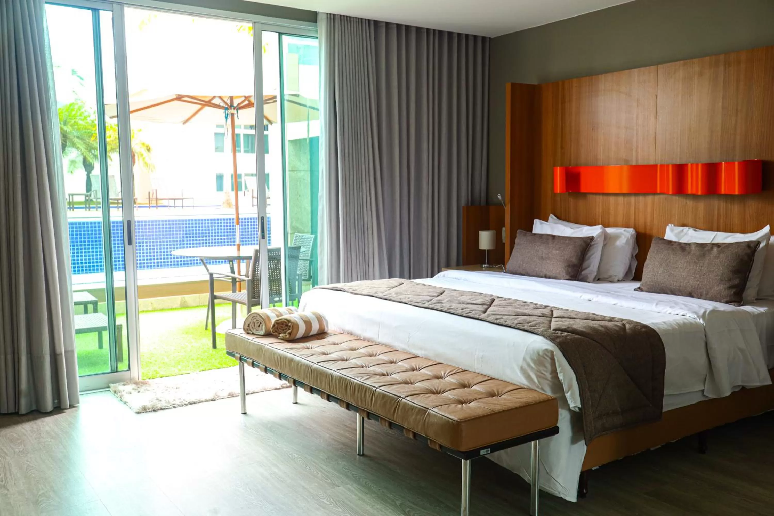 Bed in Jade Hotel Brasília