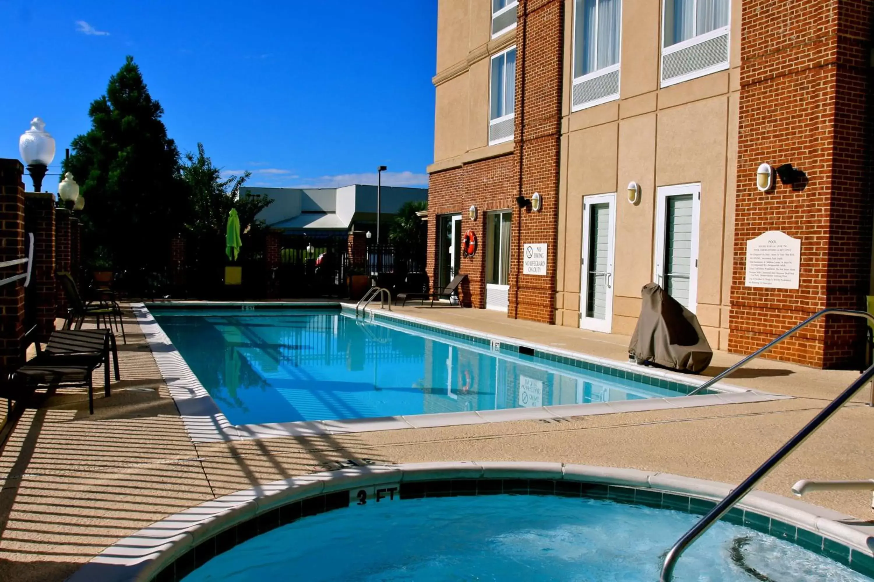 Pool view, Swimming Pool in Hilton Garden Inn Albany