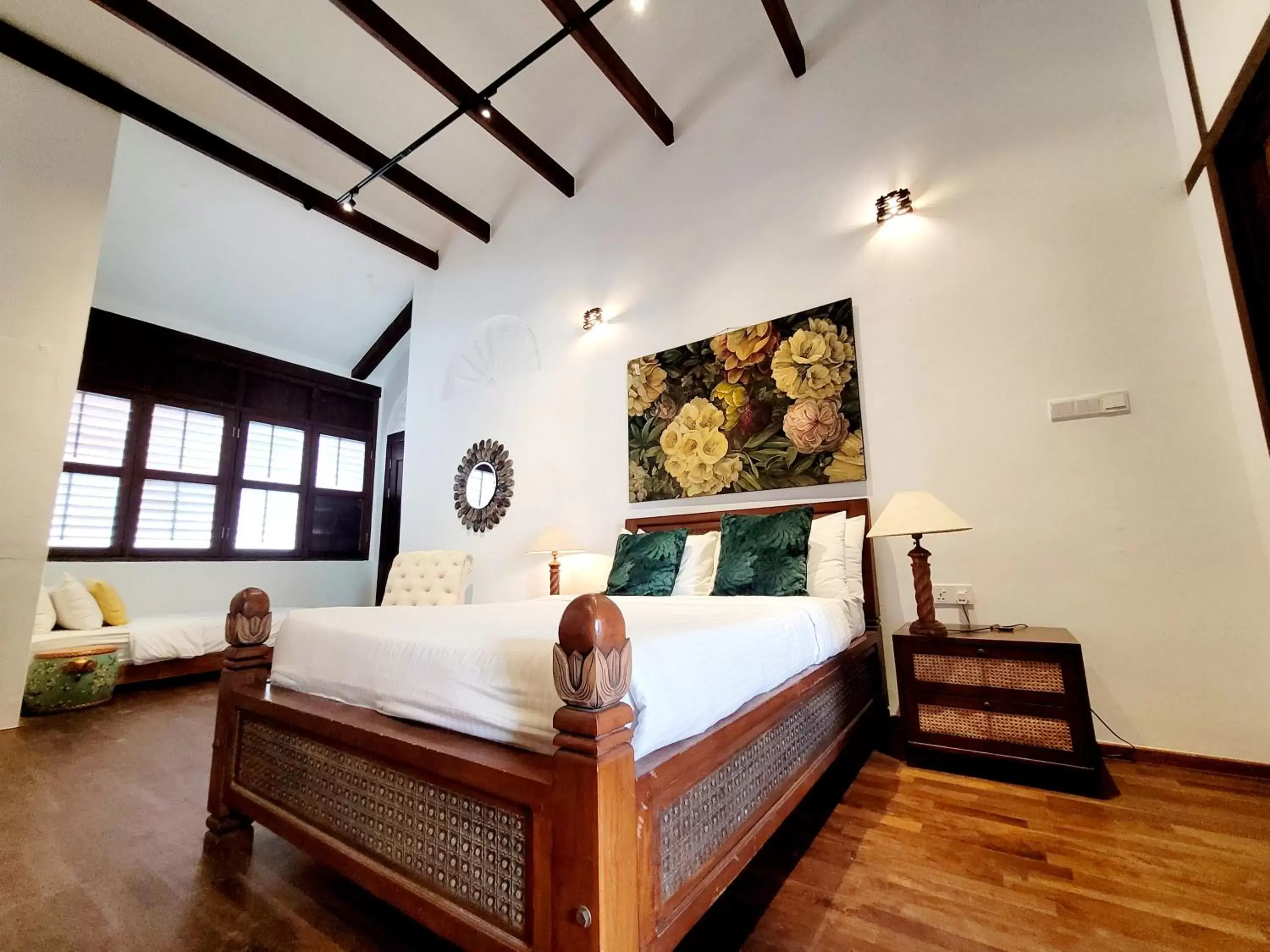 Bed in East Indies Mansion