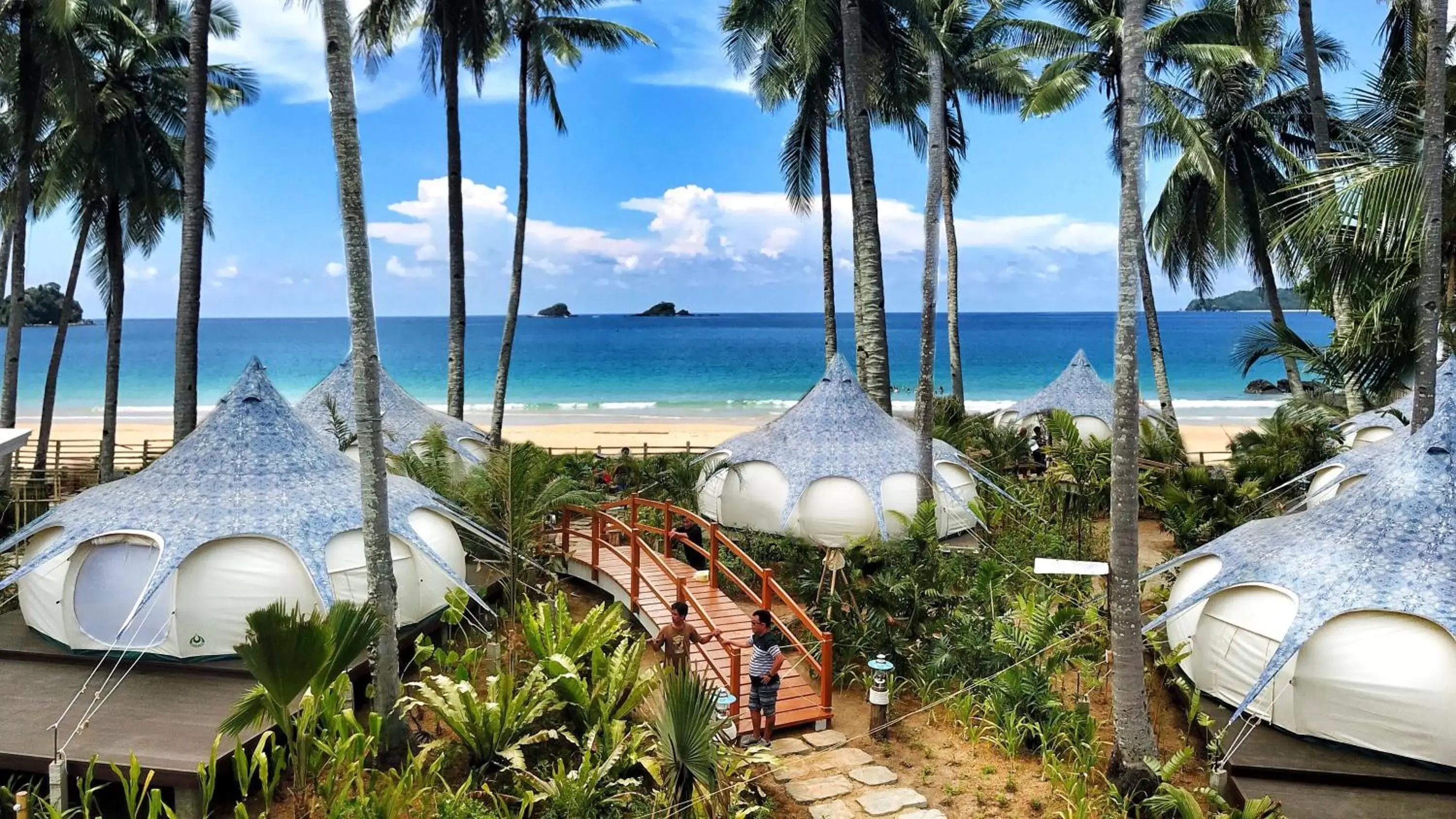 Property building in Nacpan Beach Glamping Managed by H Hospitality Group Property building in Nacpan Beach Glamping Managed by H Hospitality Group