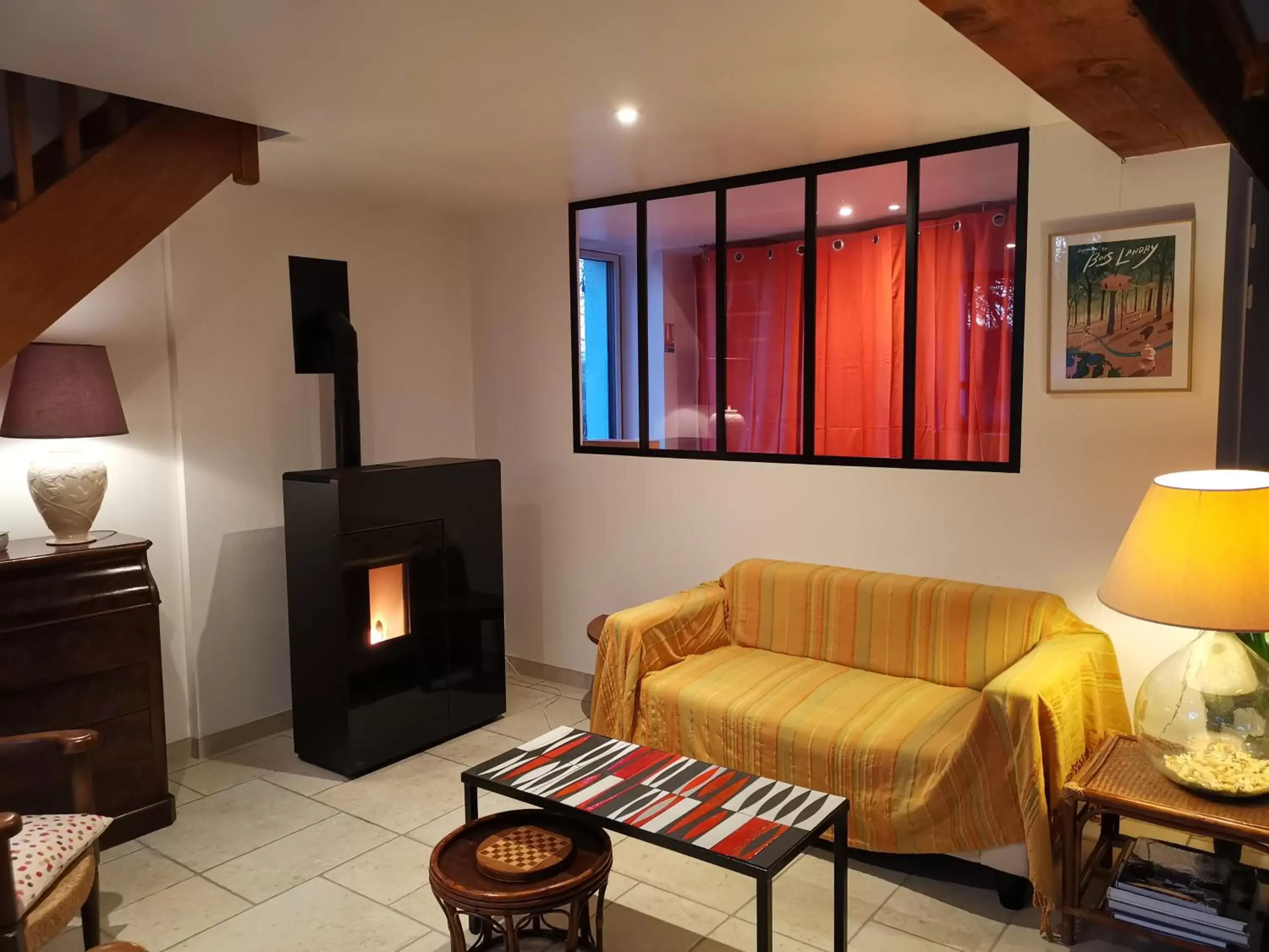 Living room, Seating Area in Le moulin de La Retardière