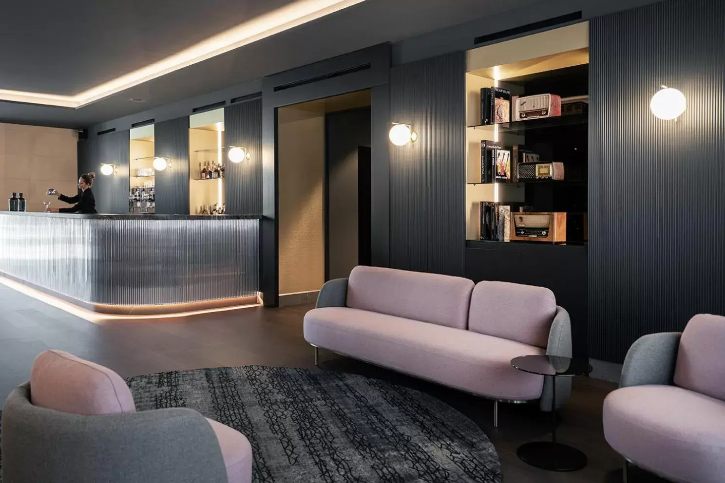 Lounge or bar, Lobby/Reception in La Suite Matera Hotel & Spa