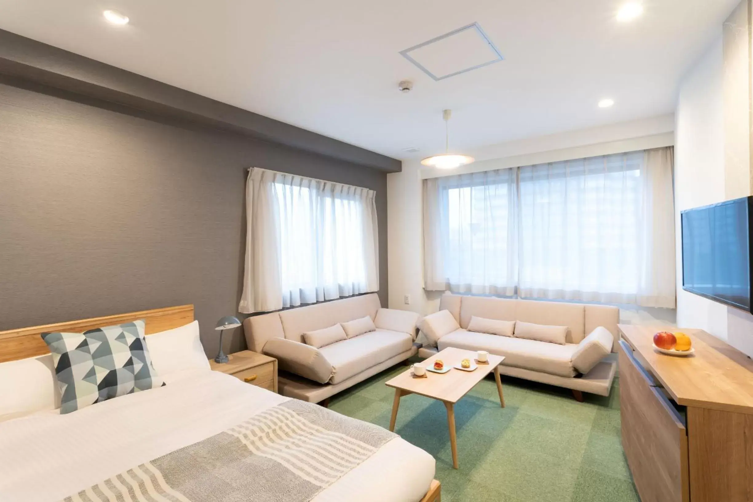 Bed, Seating Area in PLAYSIS East Tokyo