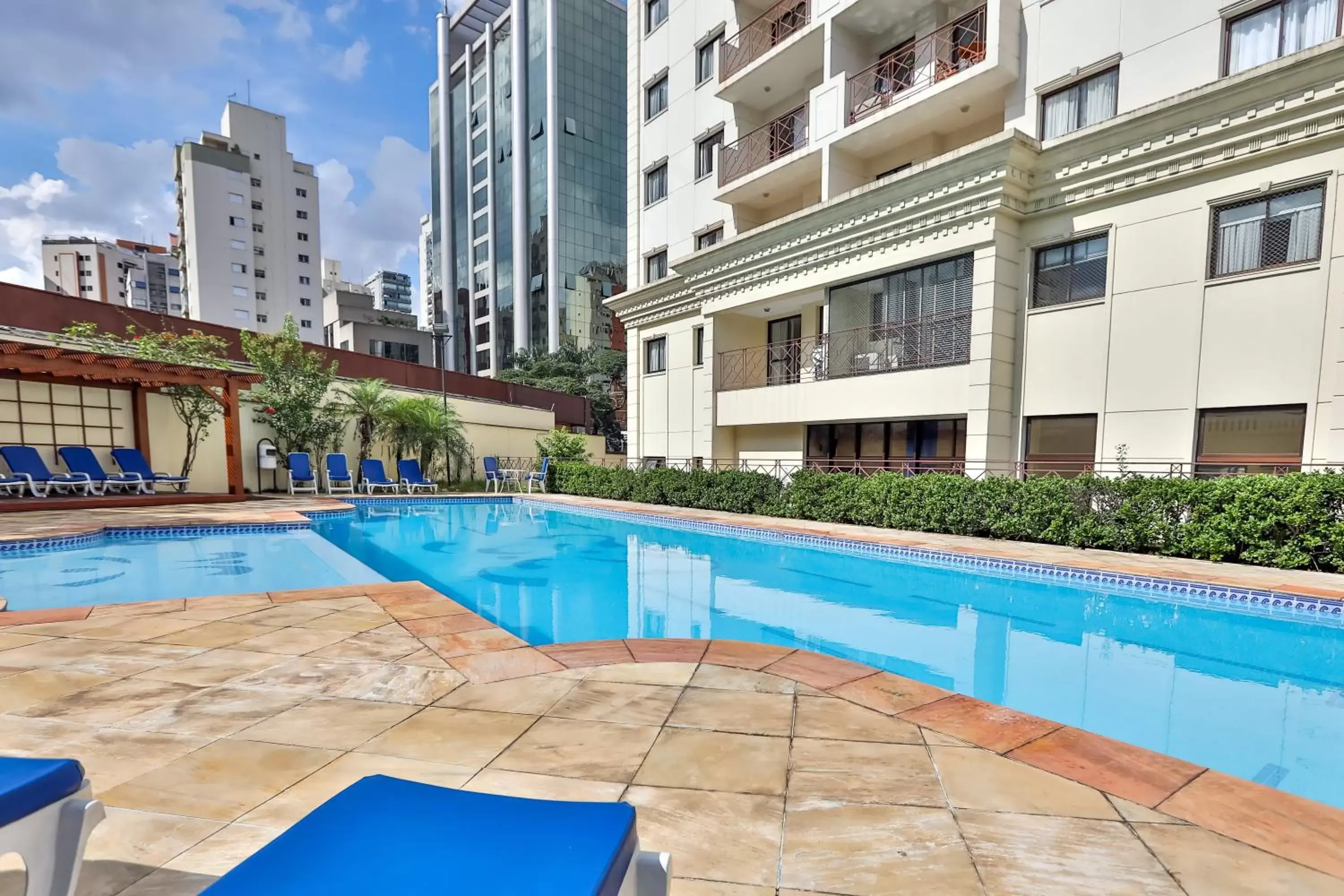 Swimming pool in Quality Suites Vila Olimpia Swimming pool in Quality Suites Vila Olimpia