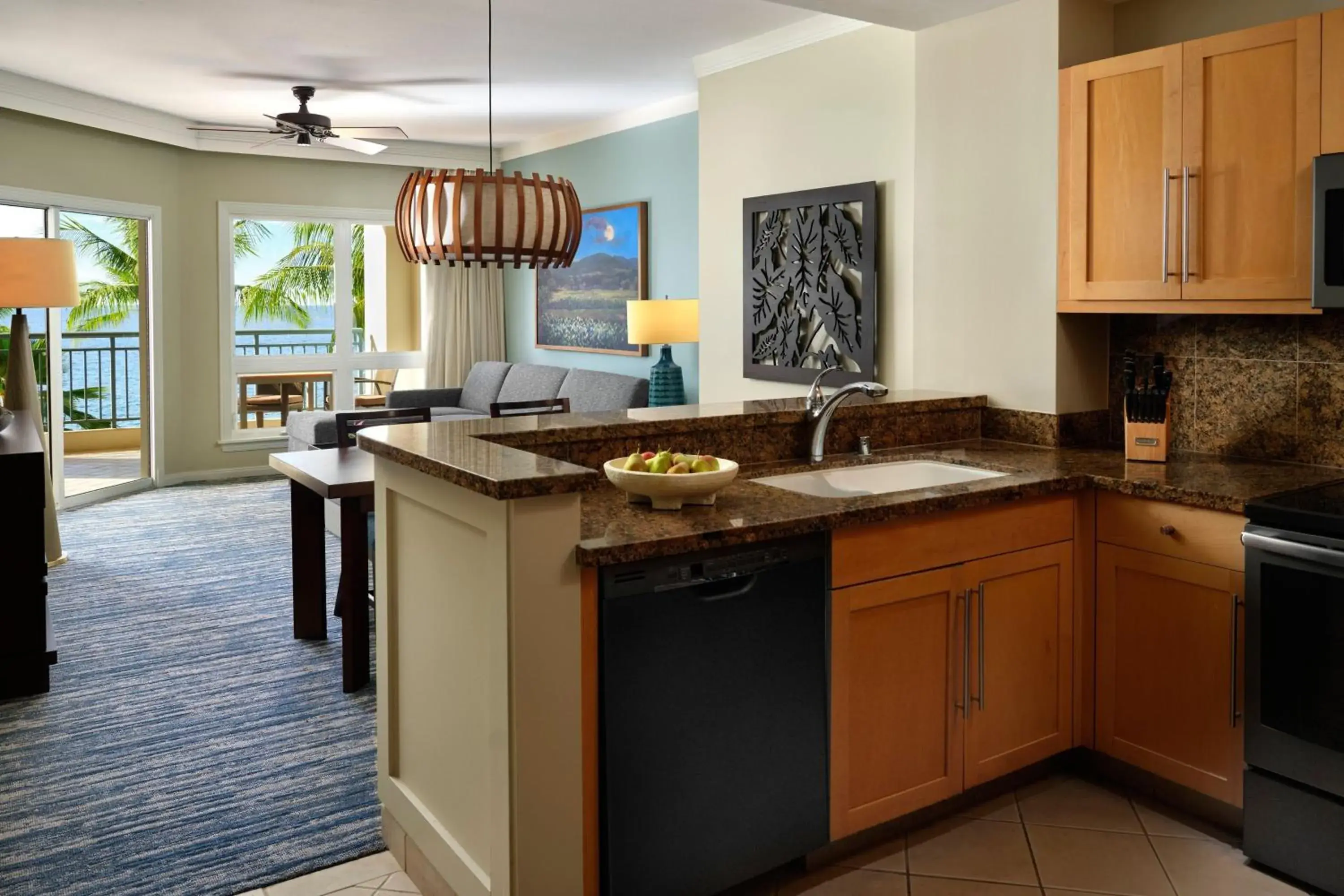 Bedroom, Kitchen/Kitchenette in The Westin Ka'anapali Ocean Resort Villas