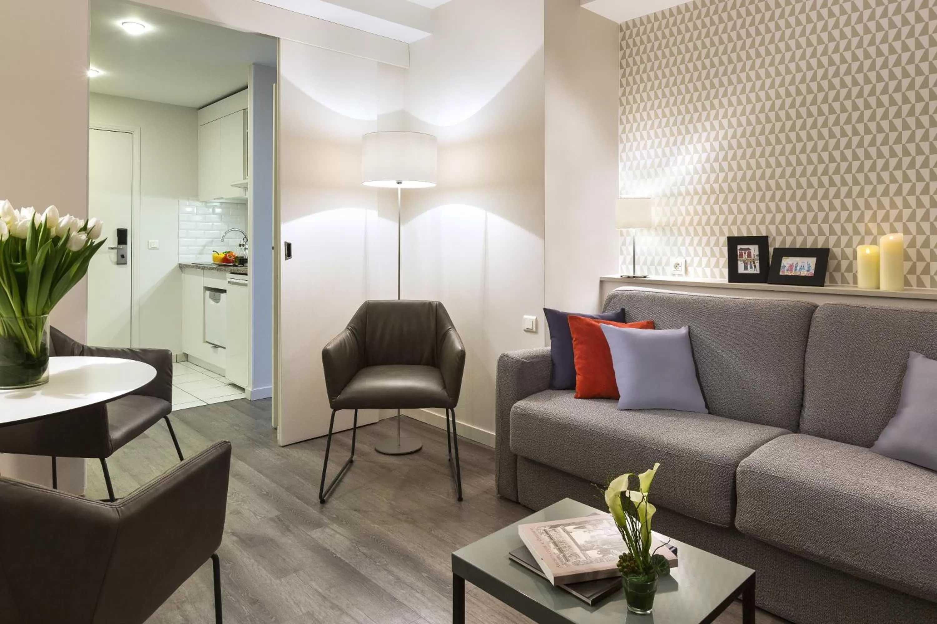 Living room in Citadines Montmartre Paris