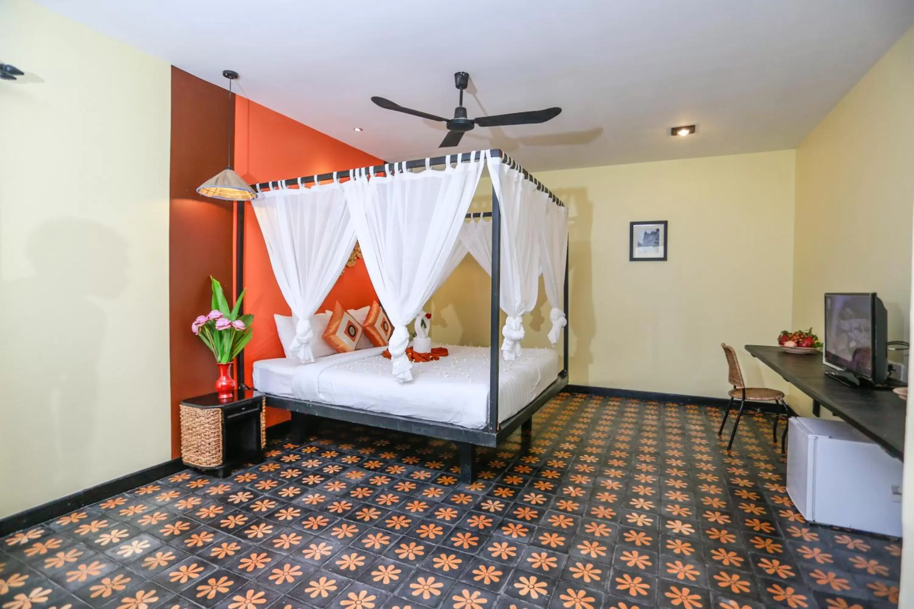 Cabana Double With Balcony - Free Pick Up in Home Indochine d'Angkor Hotel Cabana Double With Balcony - Free Pick Up in Home Indochine d'Angkor Hotel