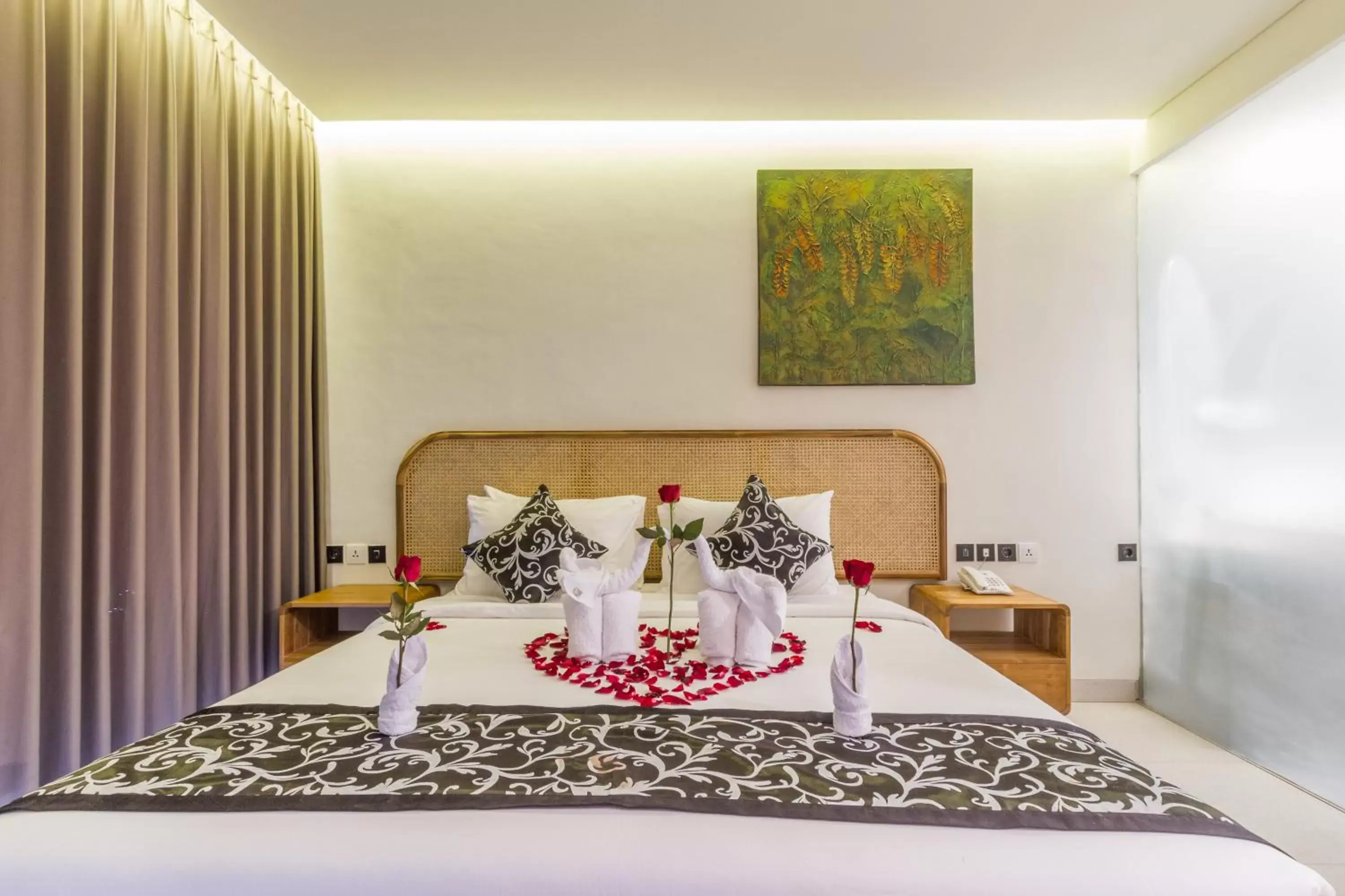 Bed in Kandarpa Ubud CHSE Certified