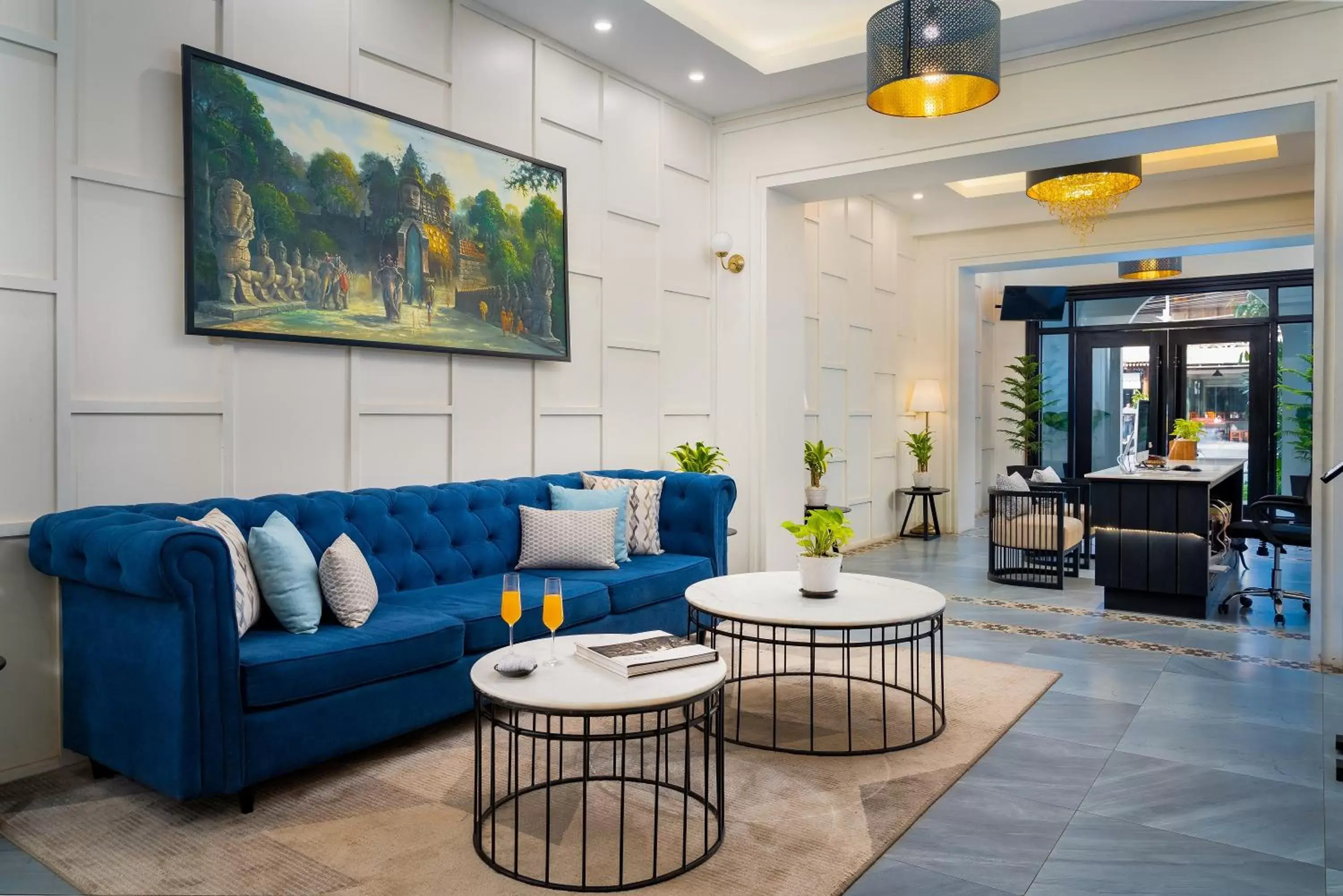 Lobby or reception, Seating Area in Blanc Smith Residence