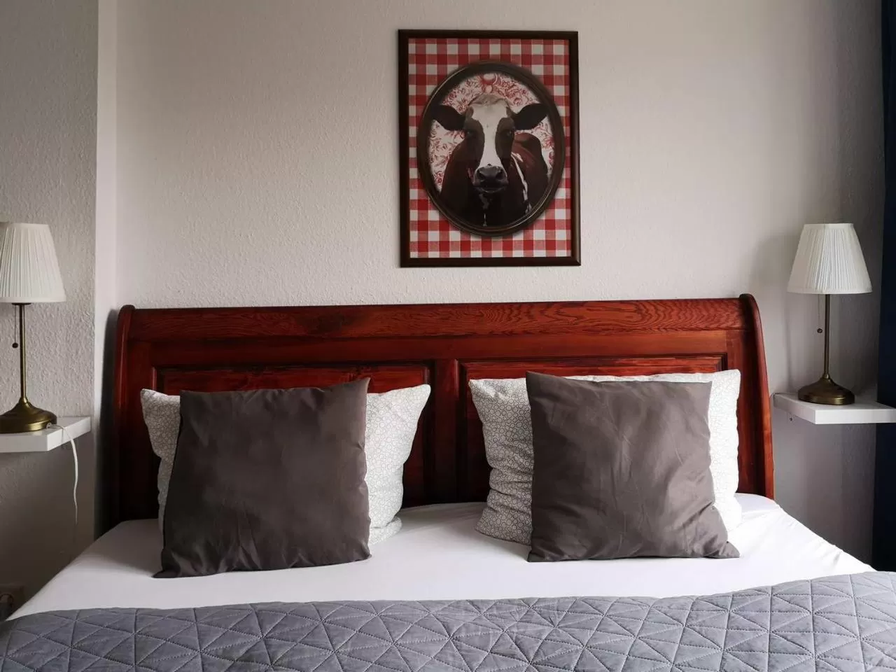 Bed in Landlust Hotel