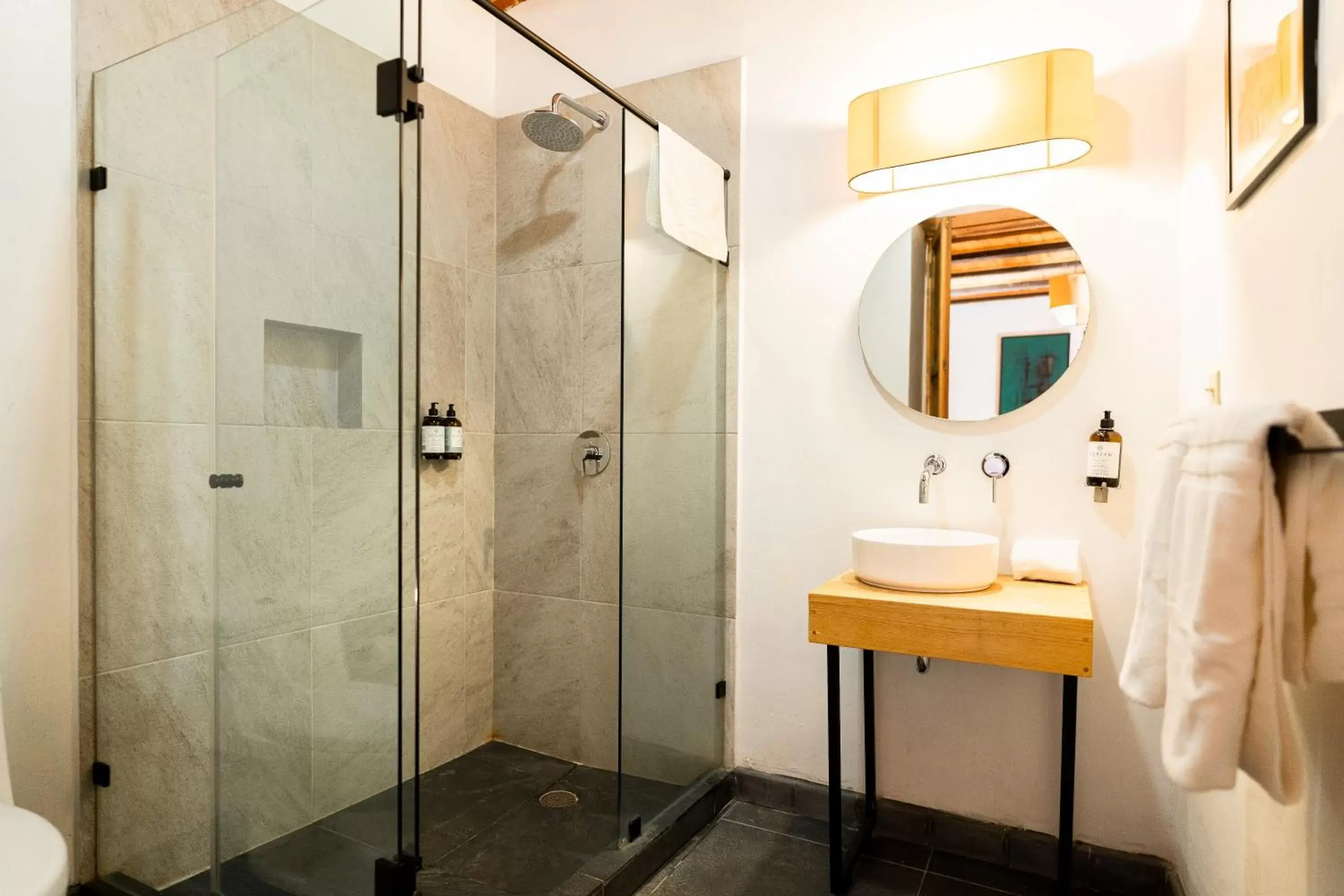 Shower, Bathroom in Casa I. Madero