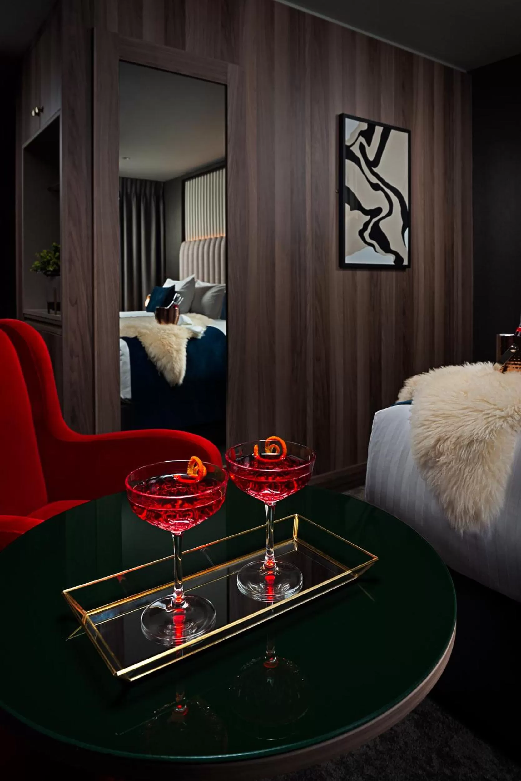 Seating area in The Savoy Hotel