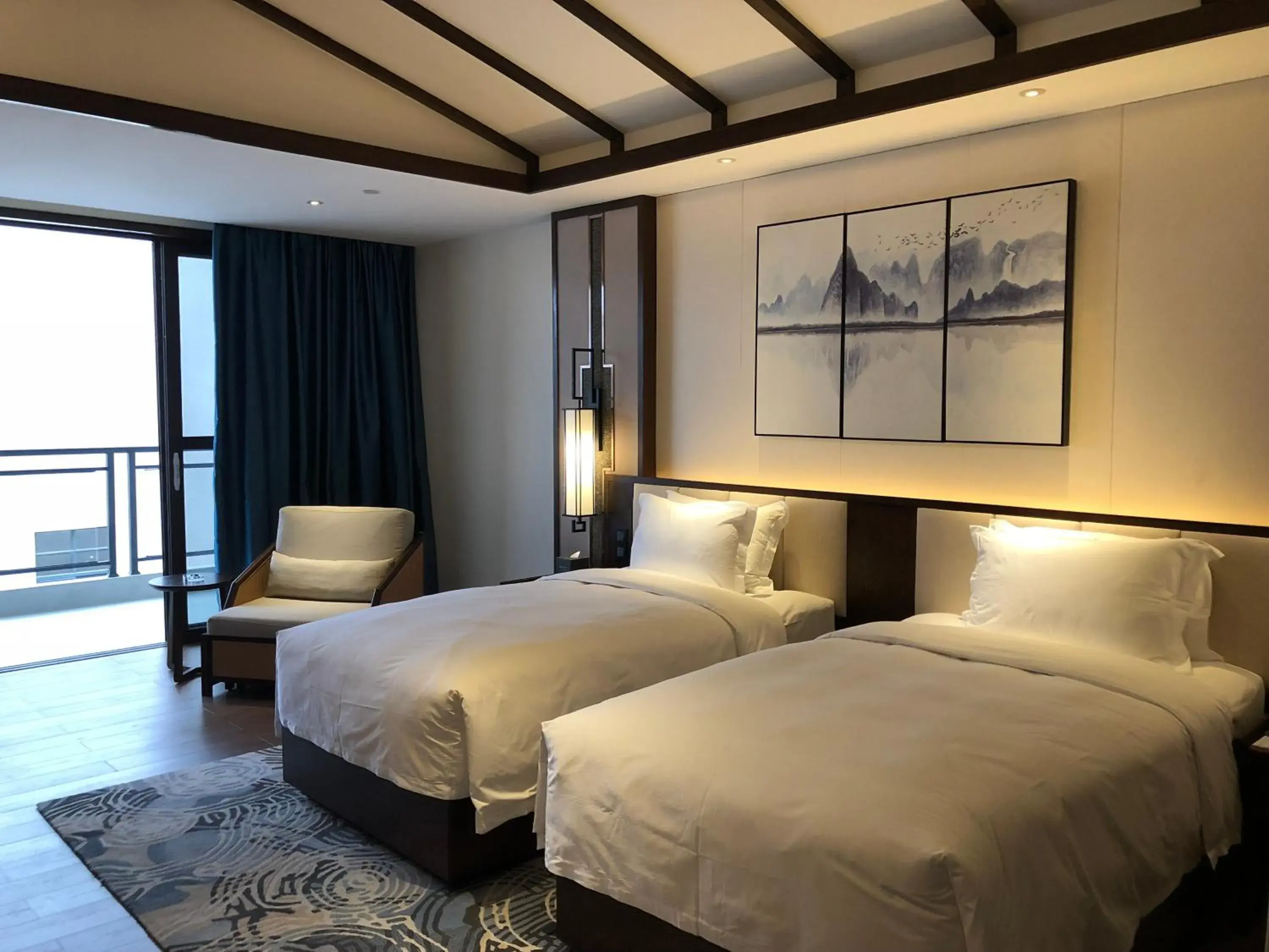 Bed in Wyndham Guilin Pingle