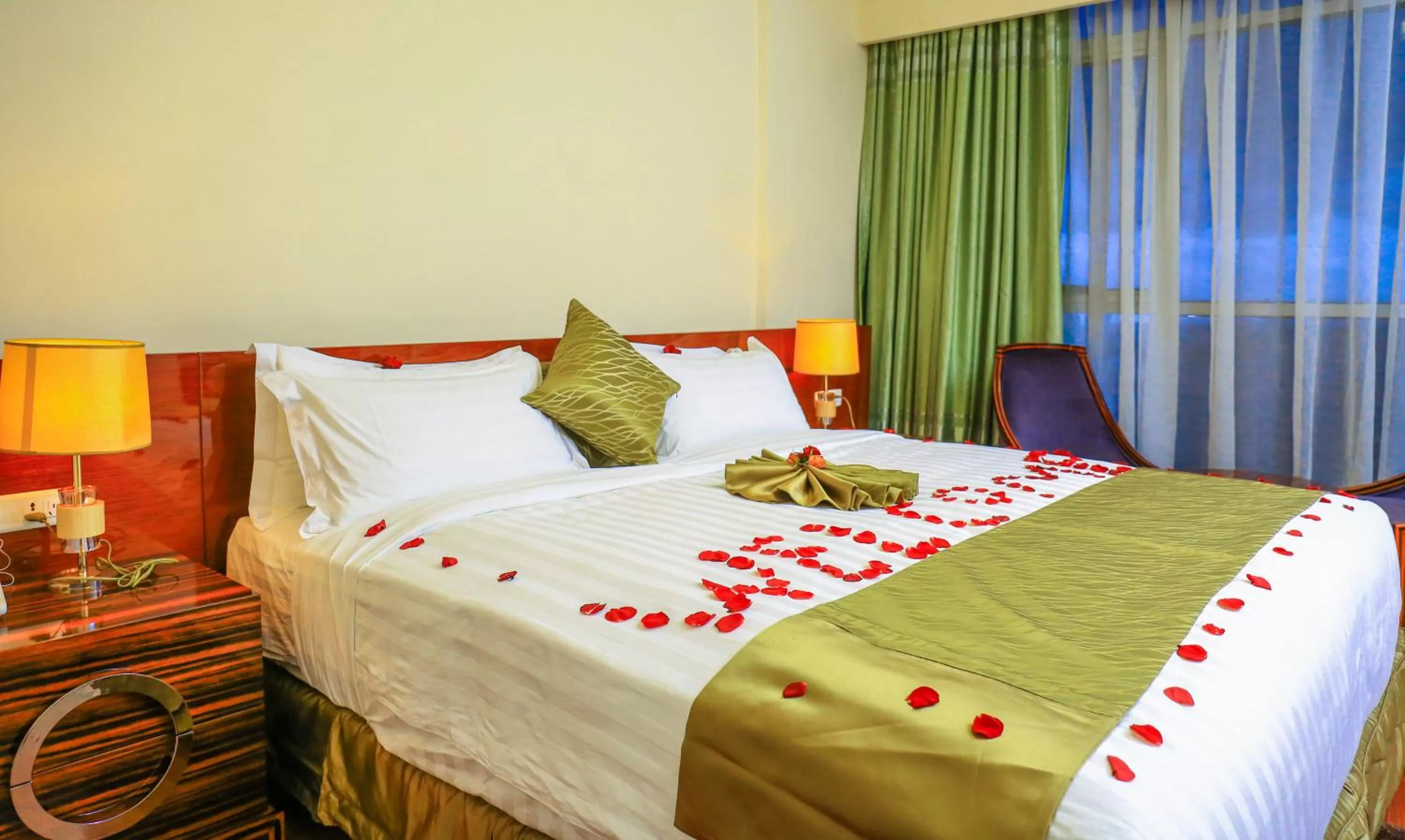 Bed in Denver boutique hotel