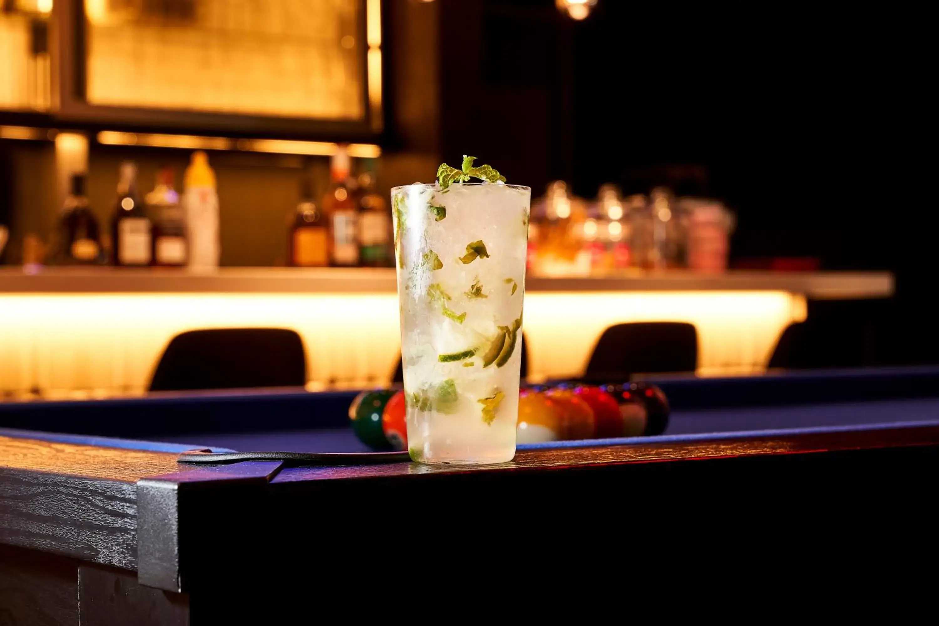 Drinks, Billiards in Aloft Osaka Dojima