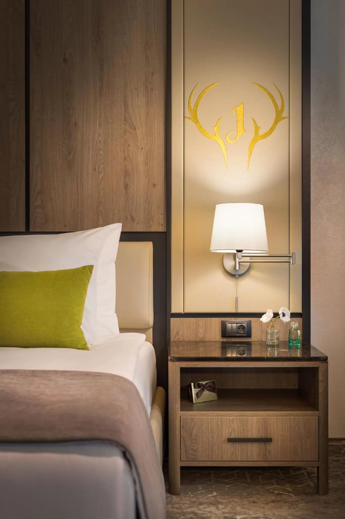 Bed in Hotel Jägerhof