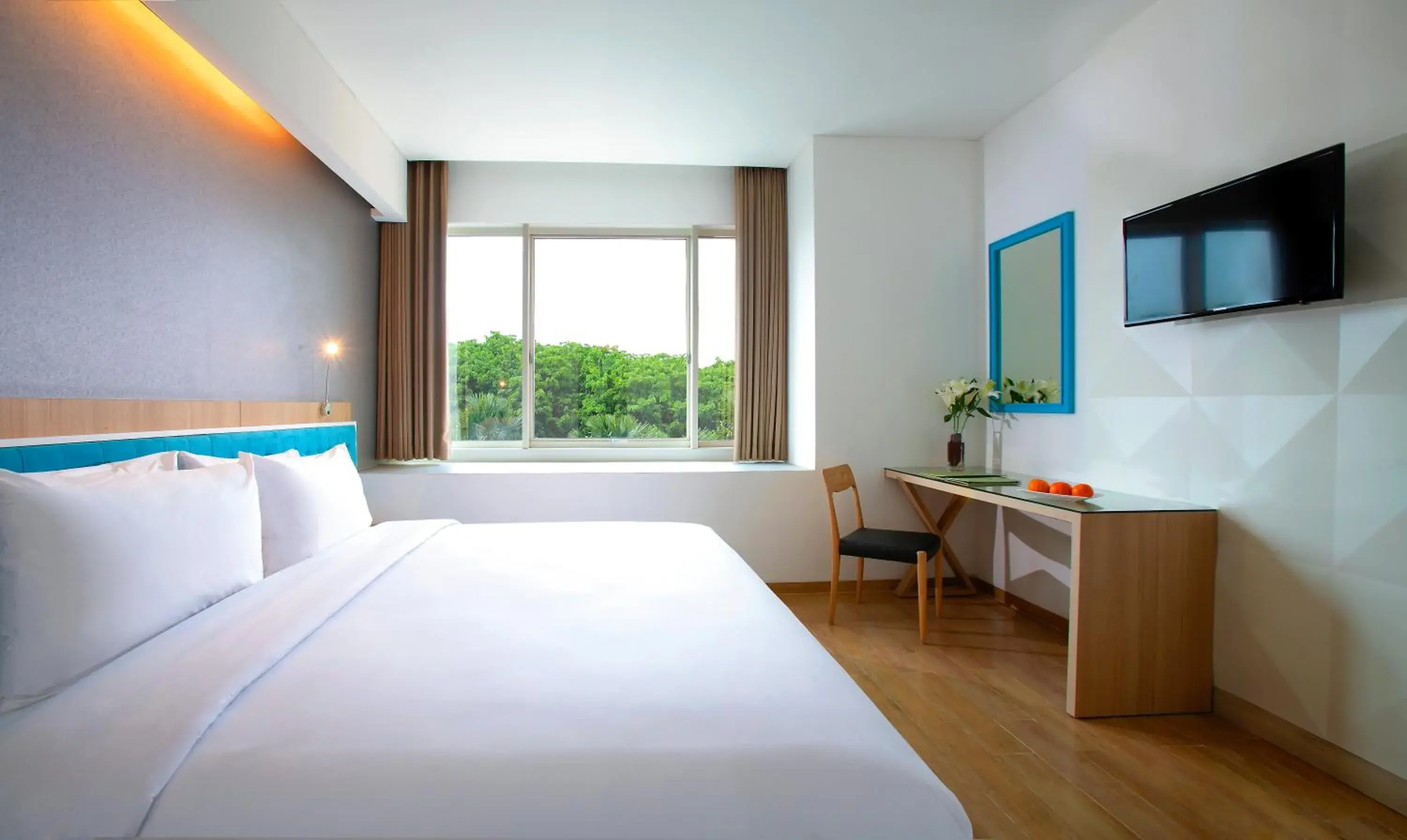 Bed in Hotel Santika Kelapa Gading