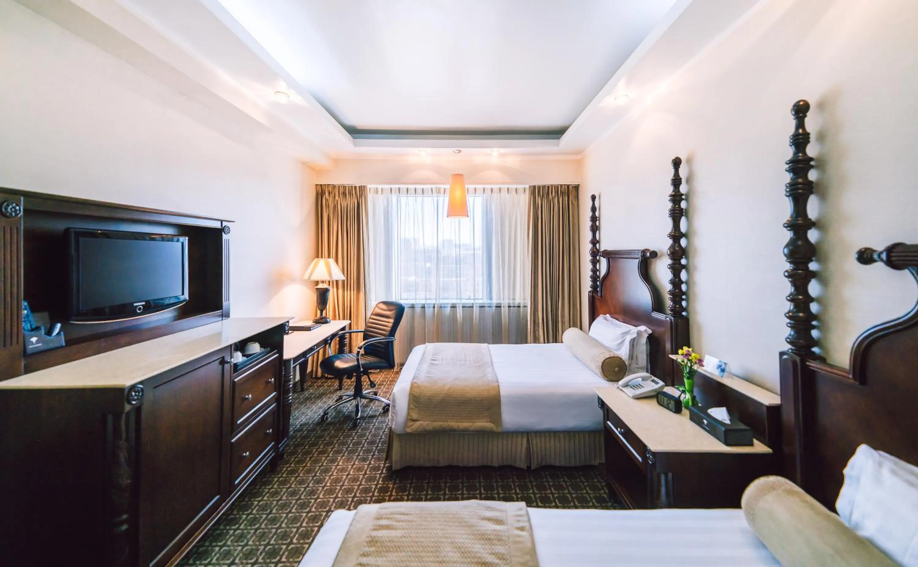 TV and multimedia, Bed in Chinggis Khaan Hotel