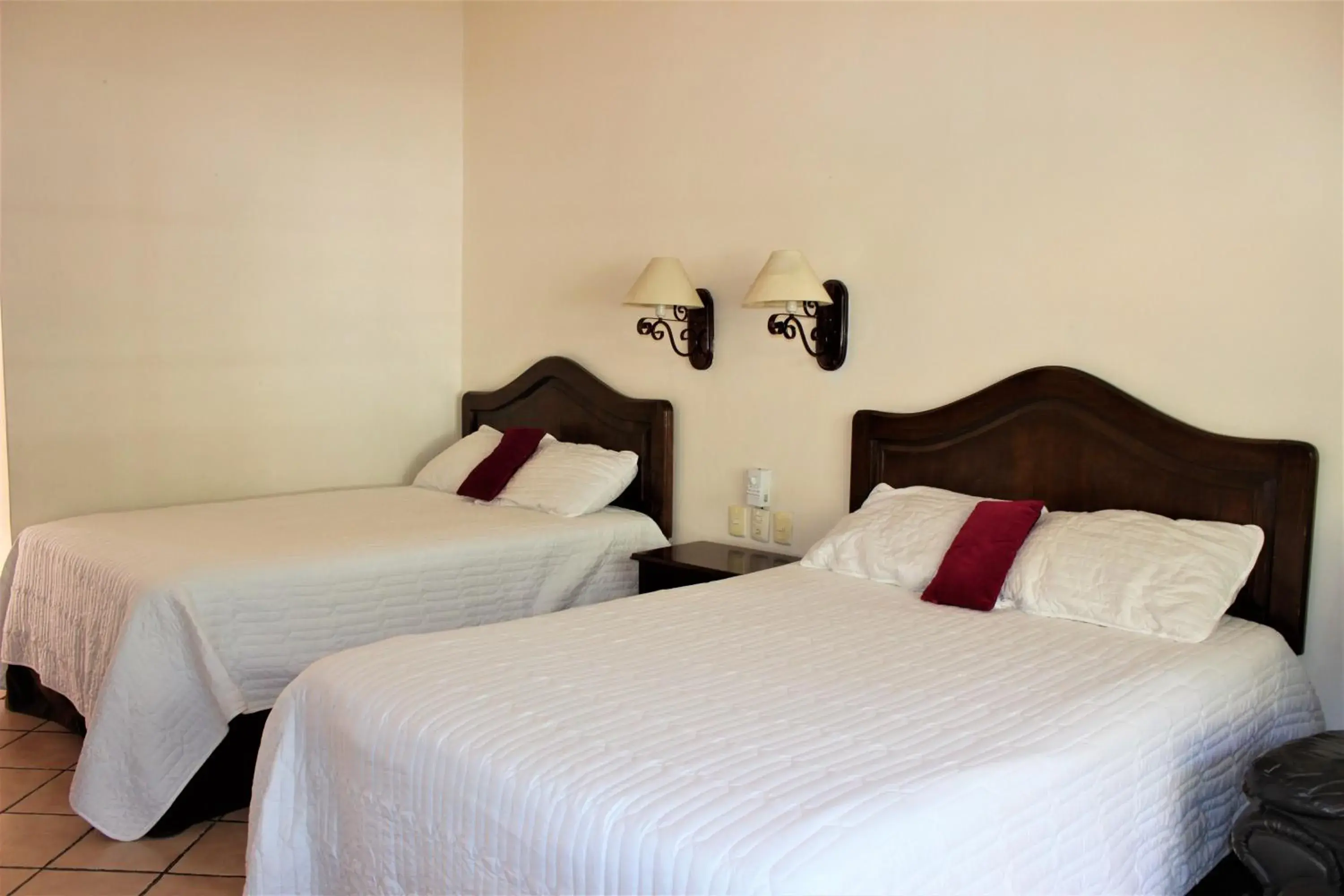 Bed in Hotel Antiguo Fortin