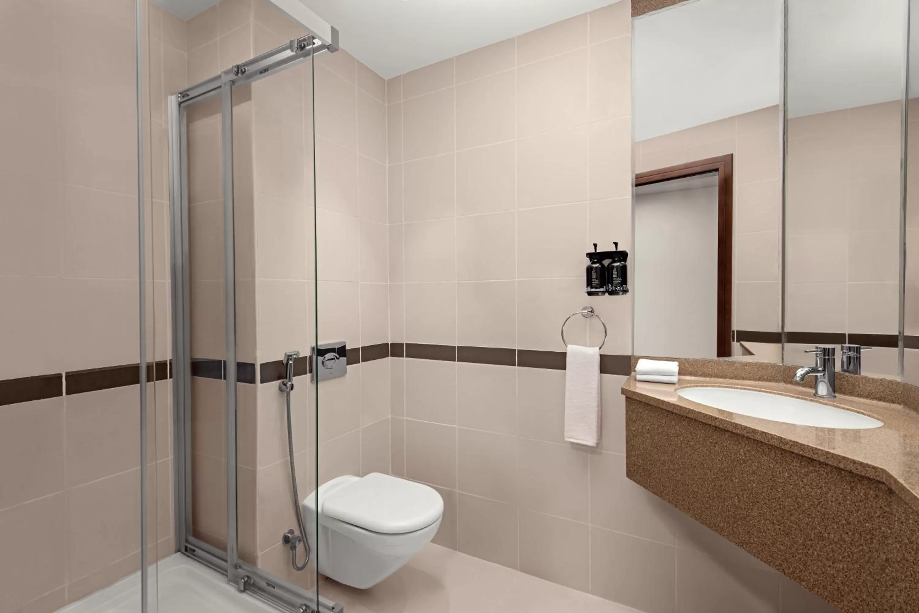 Bathroom in Holiday Inn Express Dubai Internet City by IHG