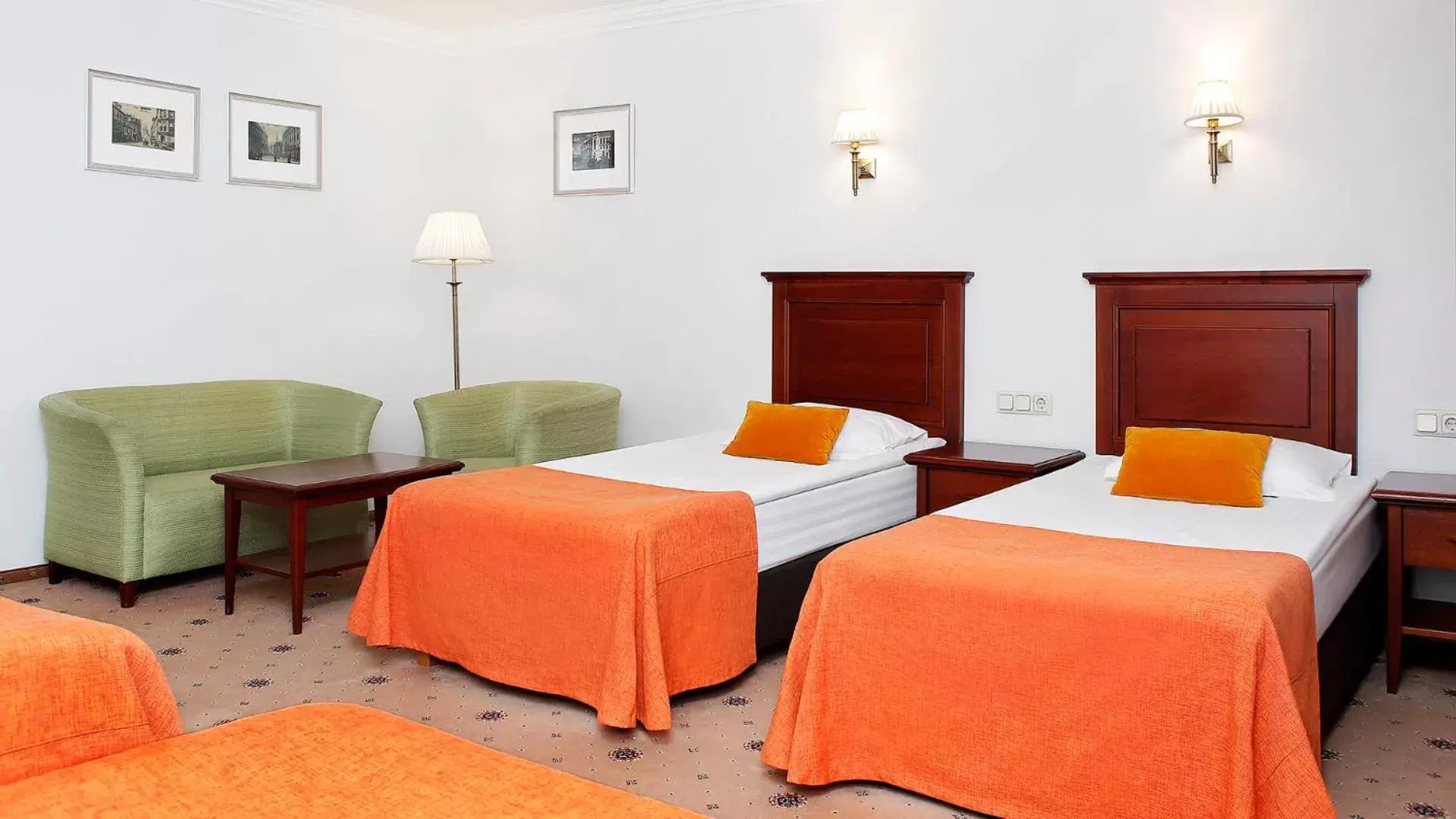 Bed in Hestia Hotel Draugi