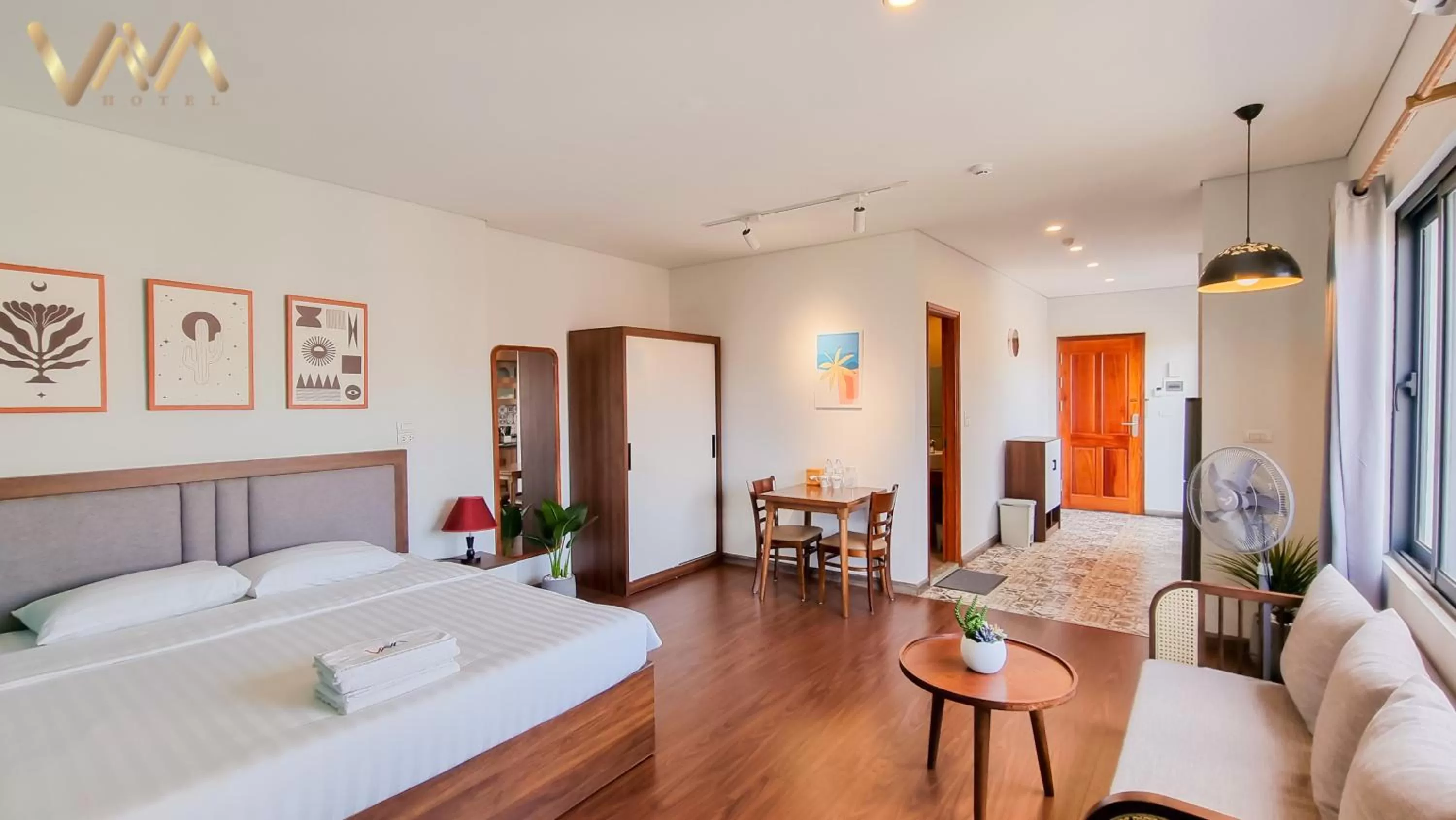 Living room, Bed in VNAHOMES Serviced Apartment