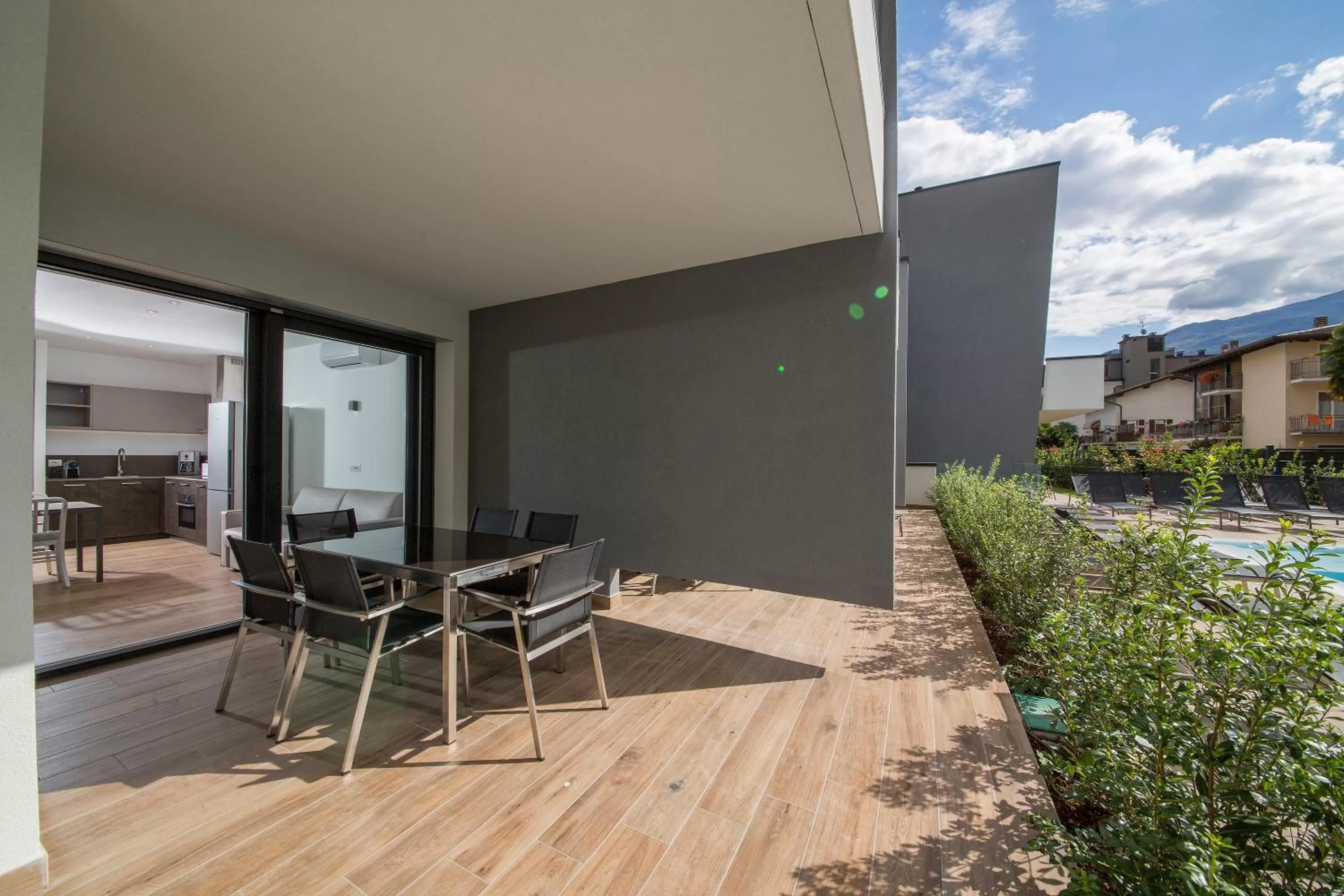 Patio in Riva Lake Lodge
