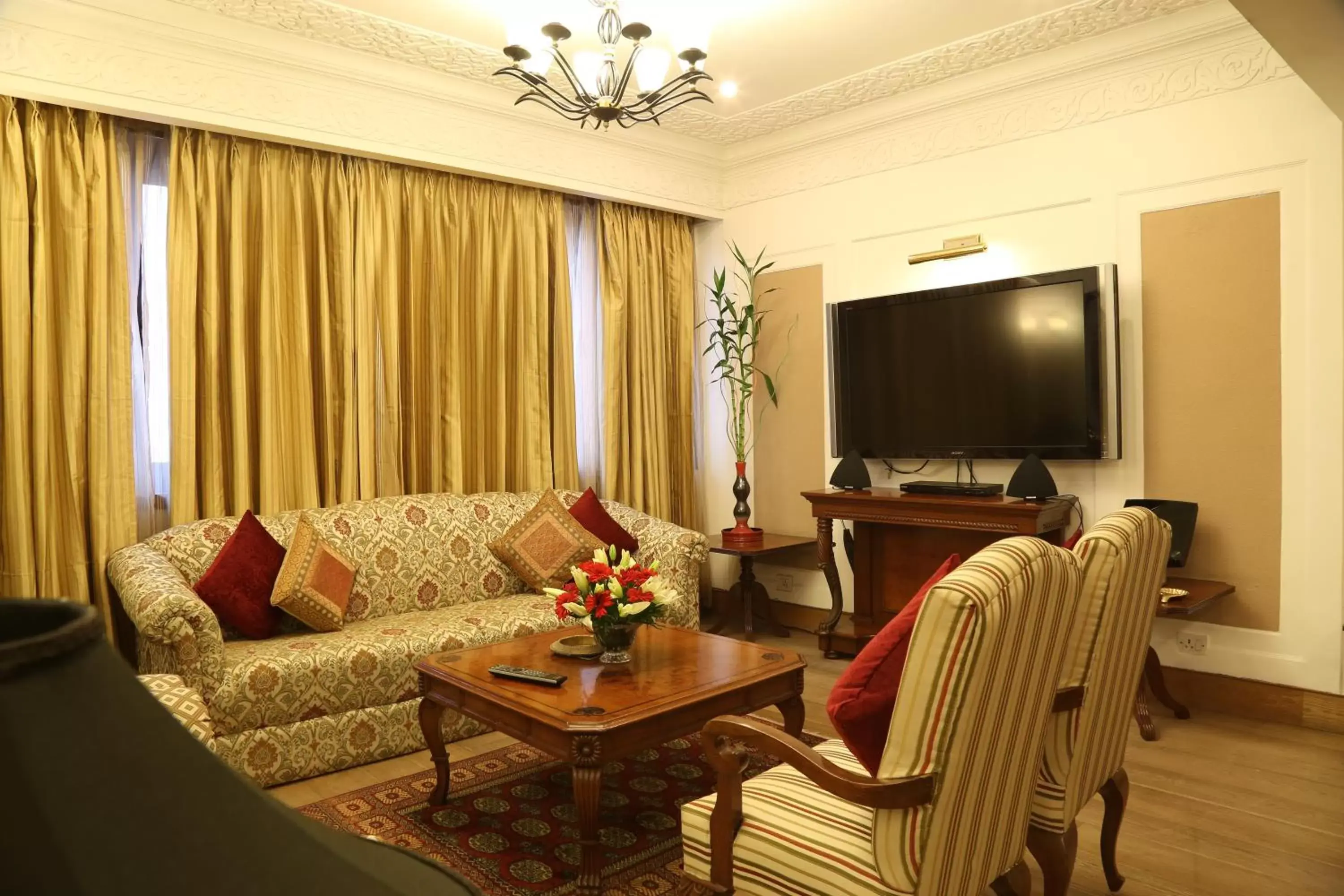 Seating Area in The Ashok, New Delhi