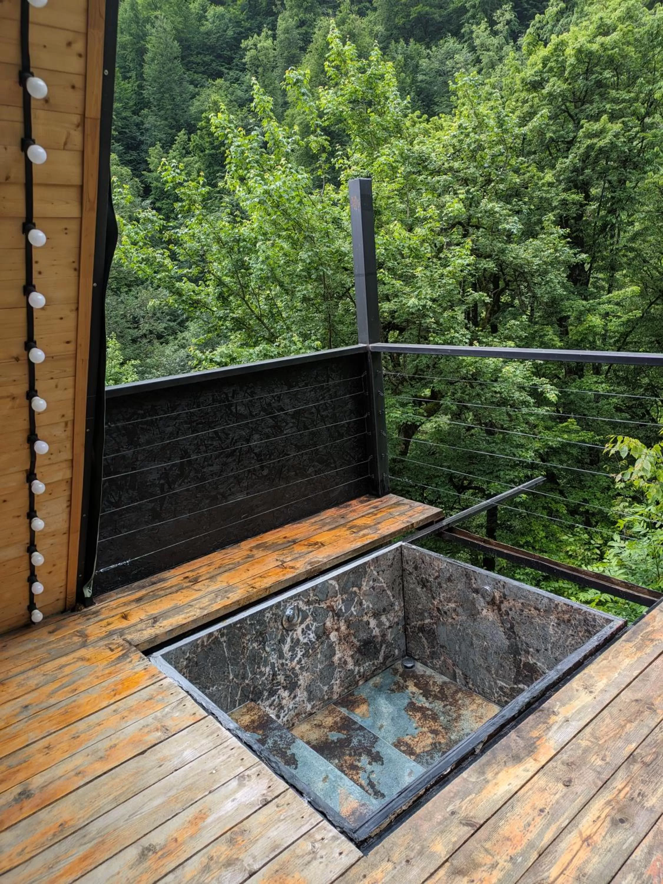 Pool view in Vanatun Monastery Stay