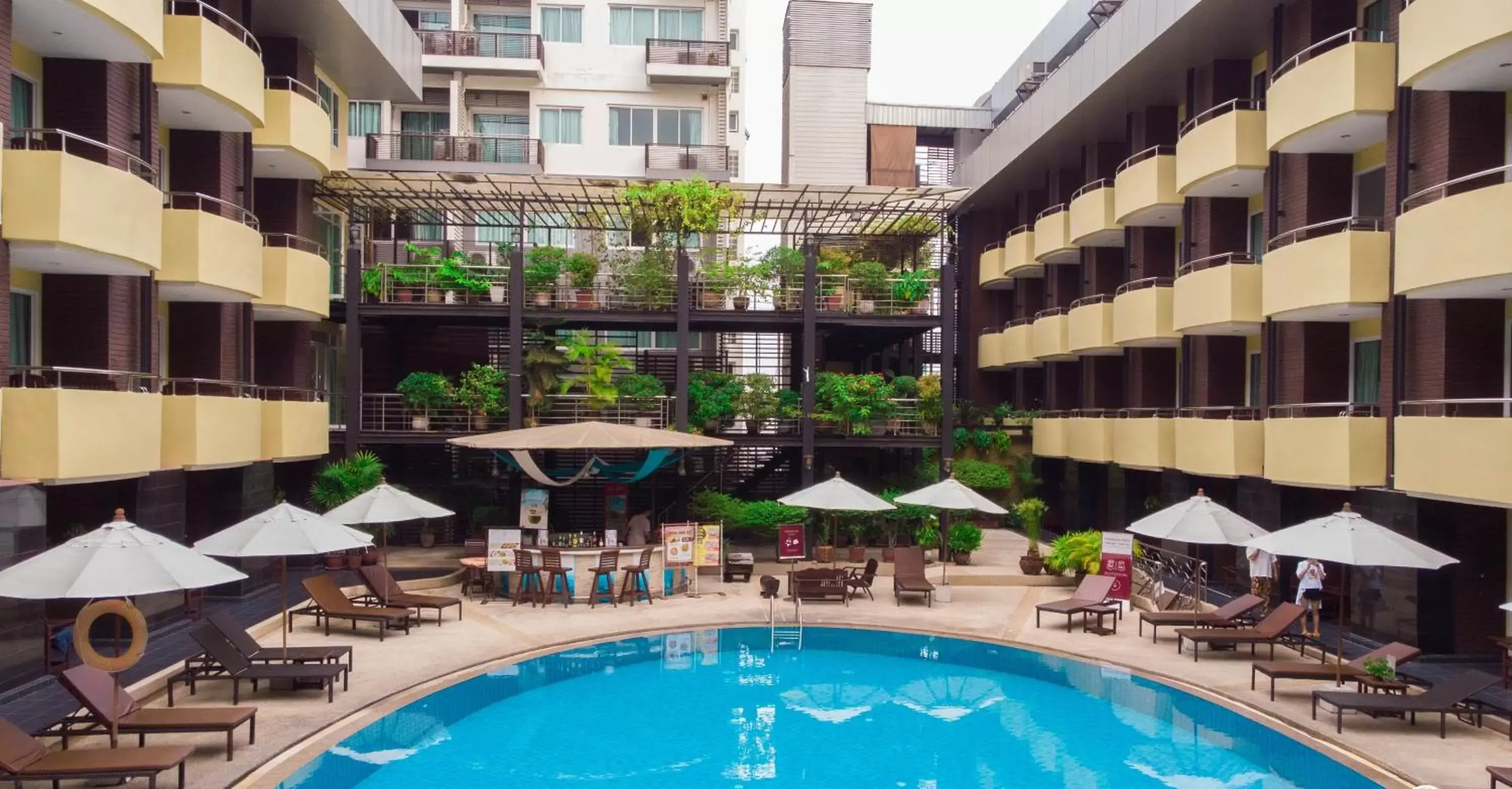 Swimming pool, Pool View in Baron Beach Hotel