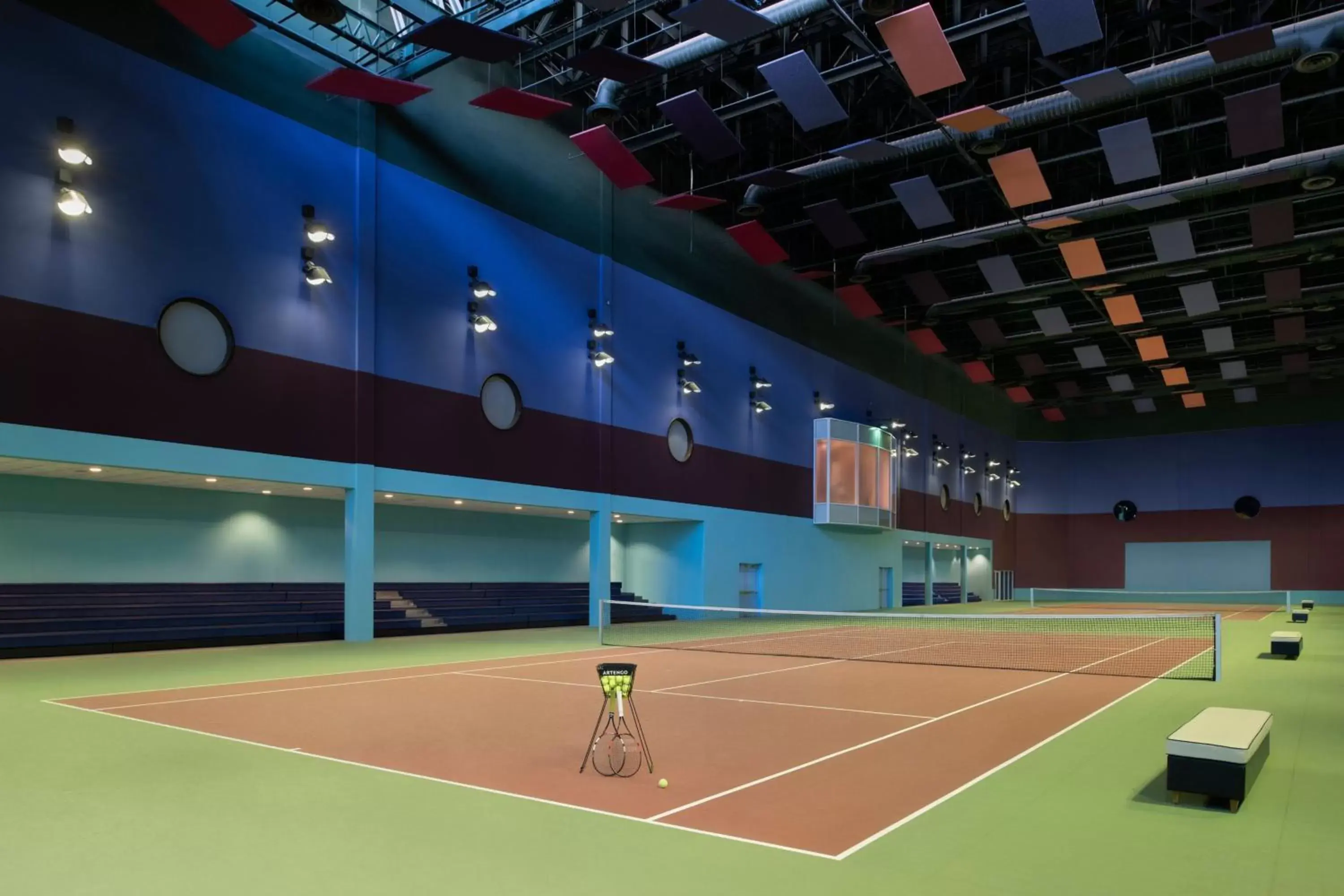 Tennis court in The Ritz-Carlton, Doha