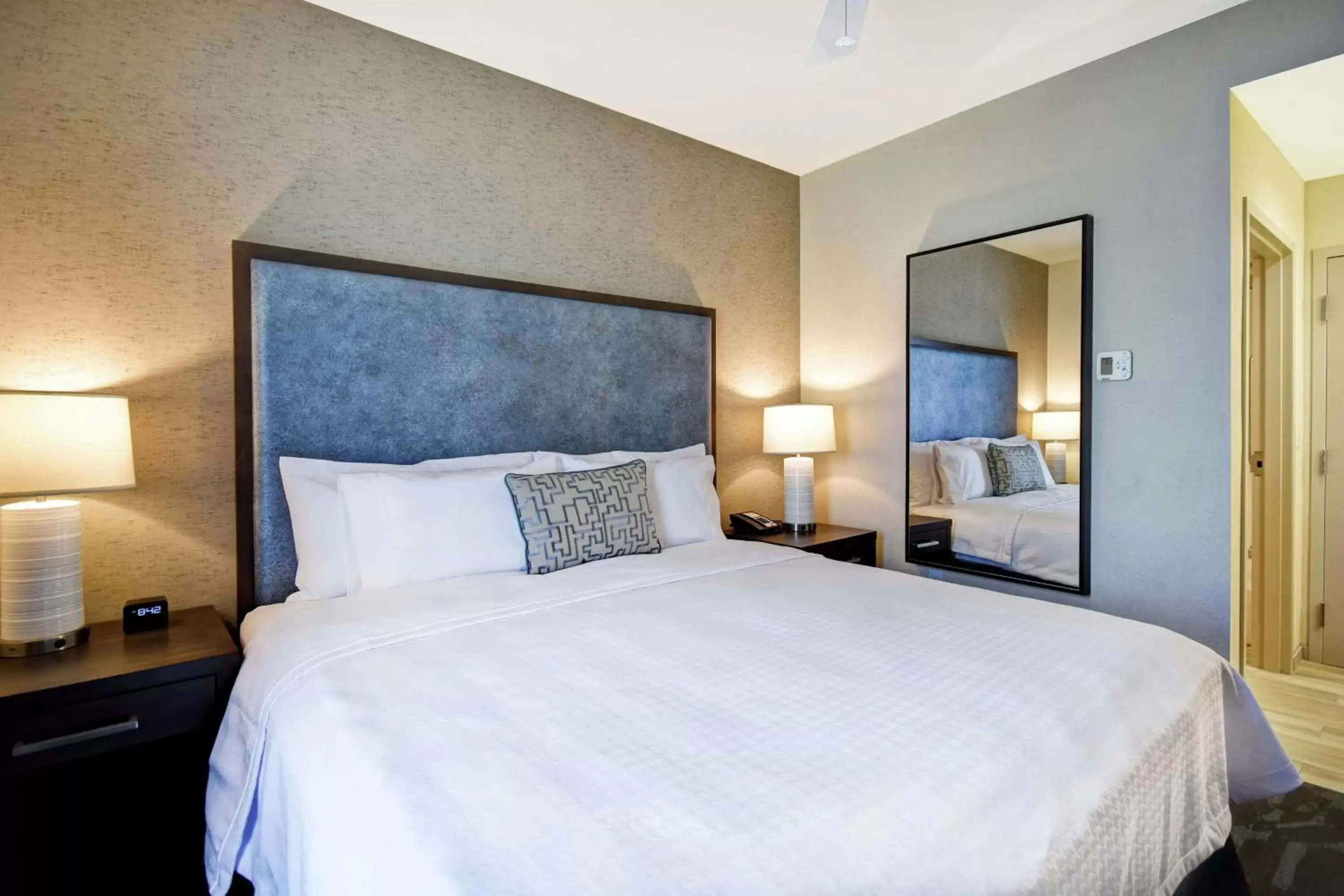 Bed in Homewood Suites By Hilton Salt Lake City Airport