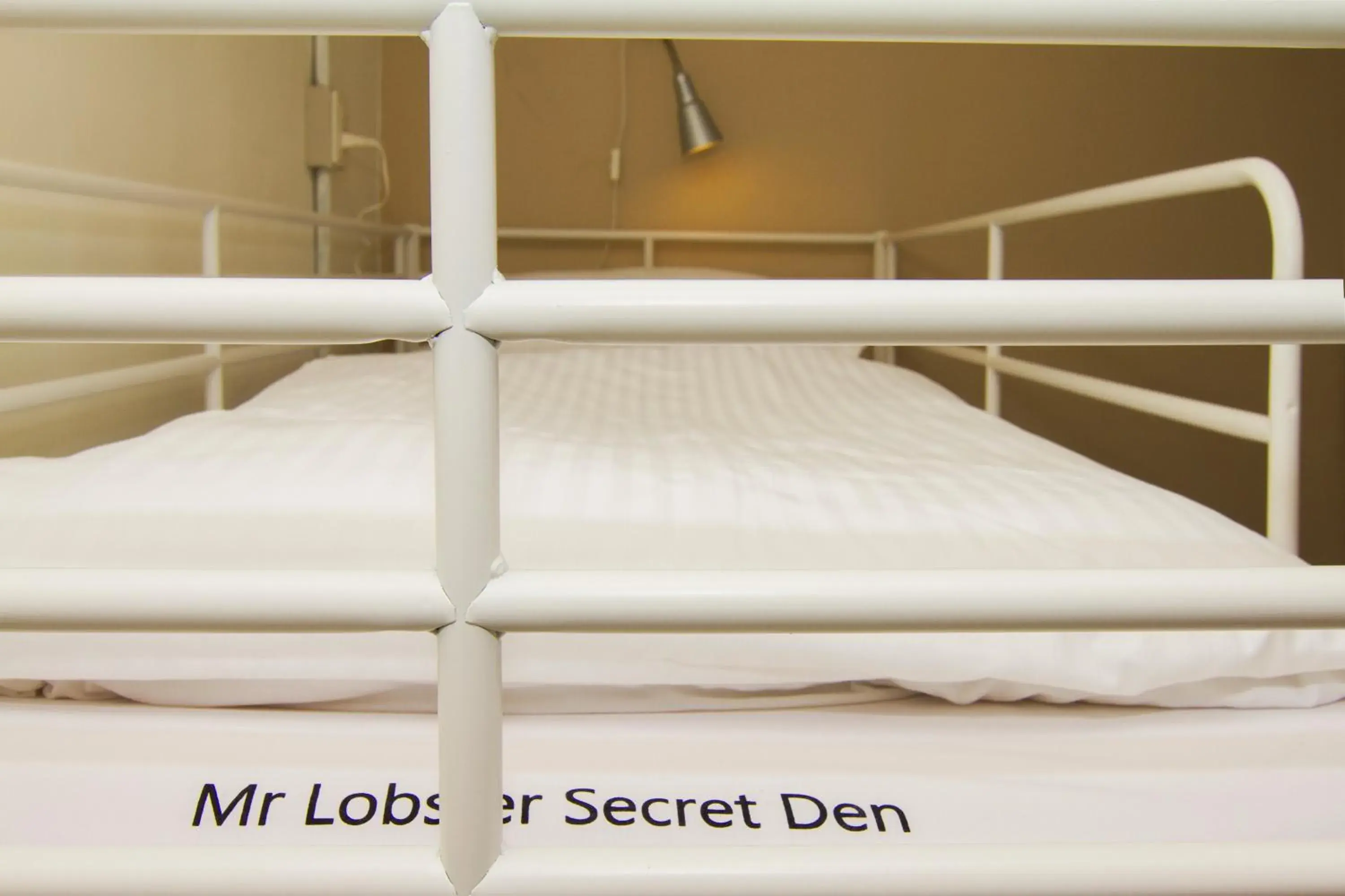 Bed in Mr Lobster's Secret Den Design Hostel